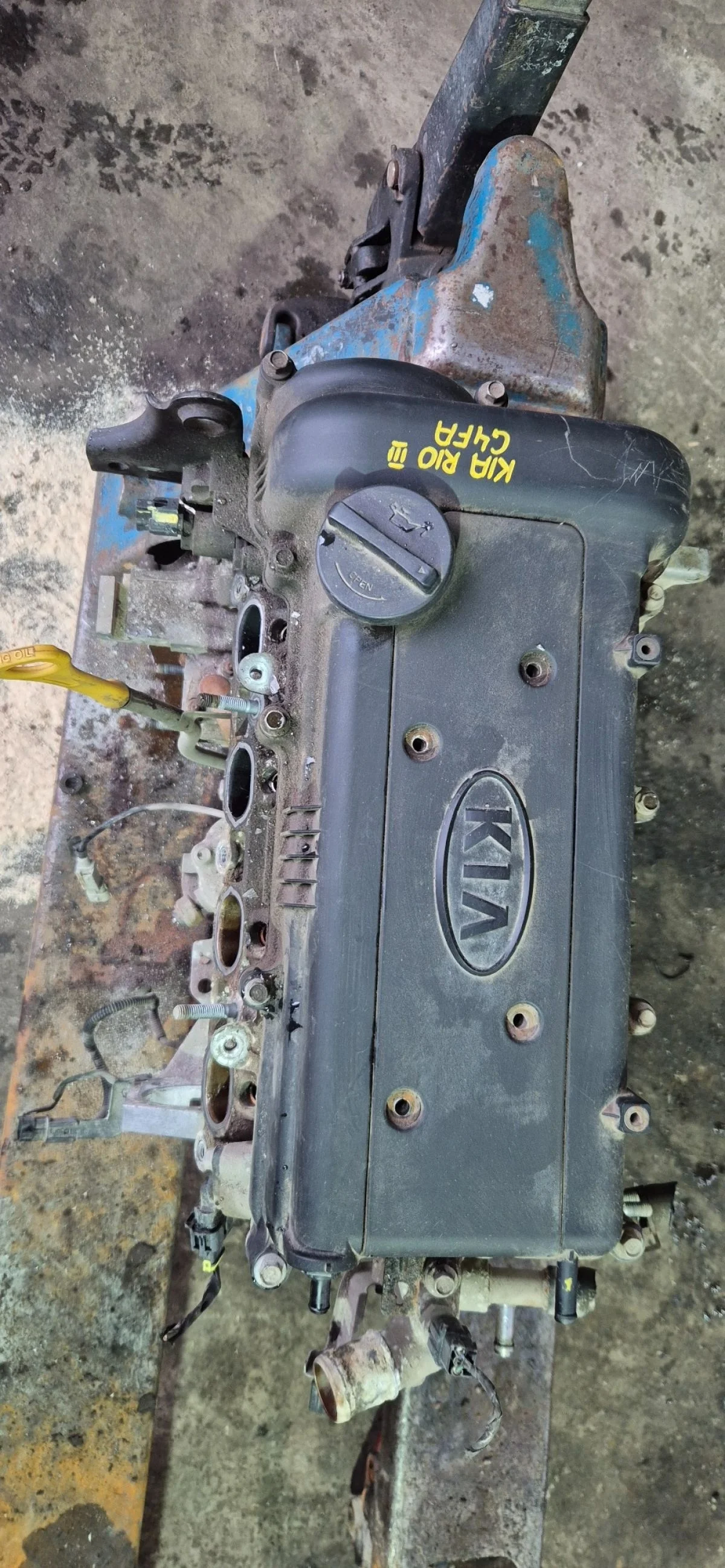 Двигатель kia rio 3