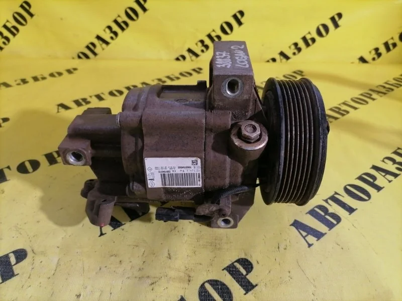 Компрессор кондиционера RENAULT LOGAN 2 2014-2022 2017 926000216R СЕДАН 1.6 H4M438 113 Л/С H4MD438 H4M