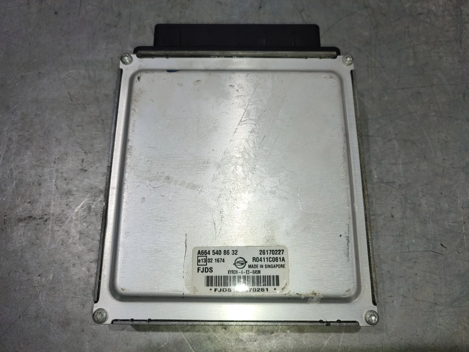 Блок управления двигателем SsangYong Kyron 2009 D130