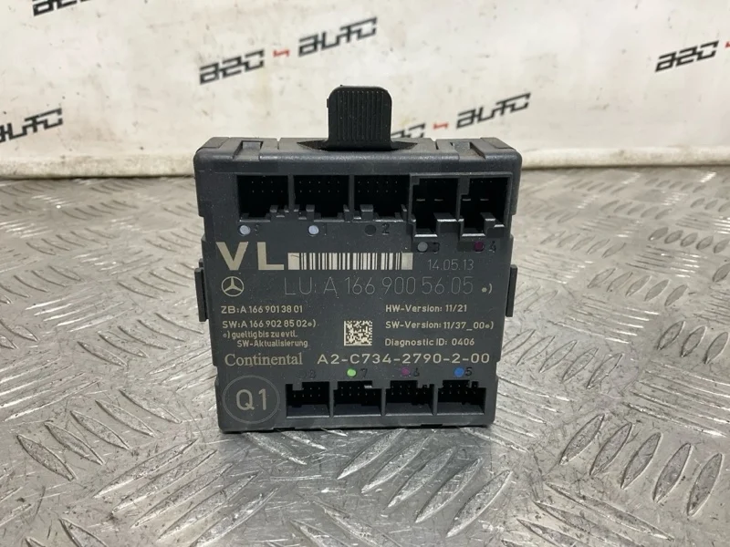 Блок управления дверьми Mercedes B class 2013 A1669005605 W246 270.910, передний левый