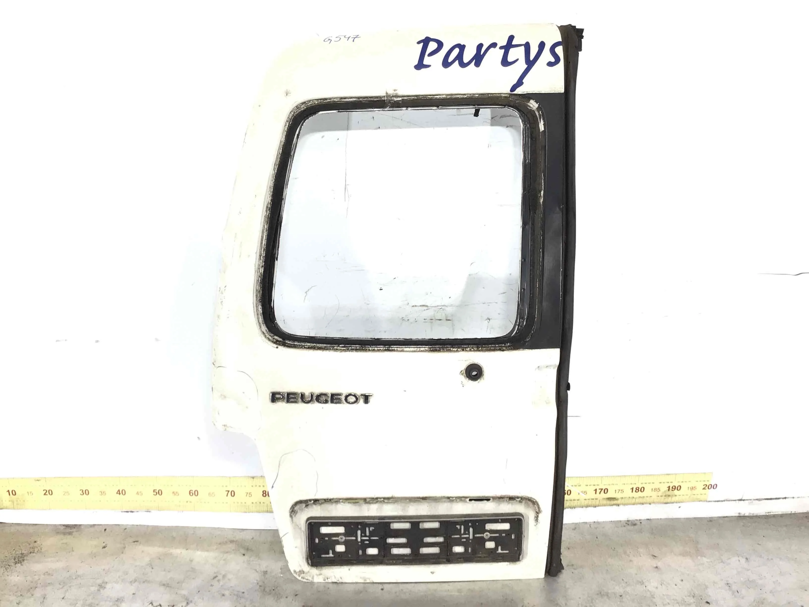 Дверь задняя распашная левая Peugeot Partner 1 поколение [рестайлинг] (2002-2008) дизель 1.6 HDI Механика Минивэн