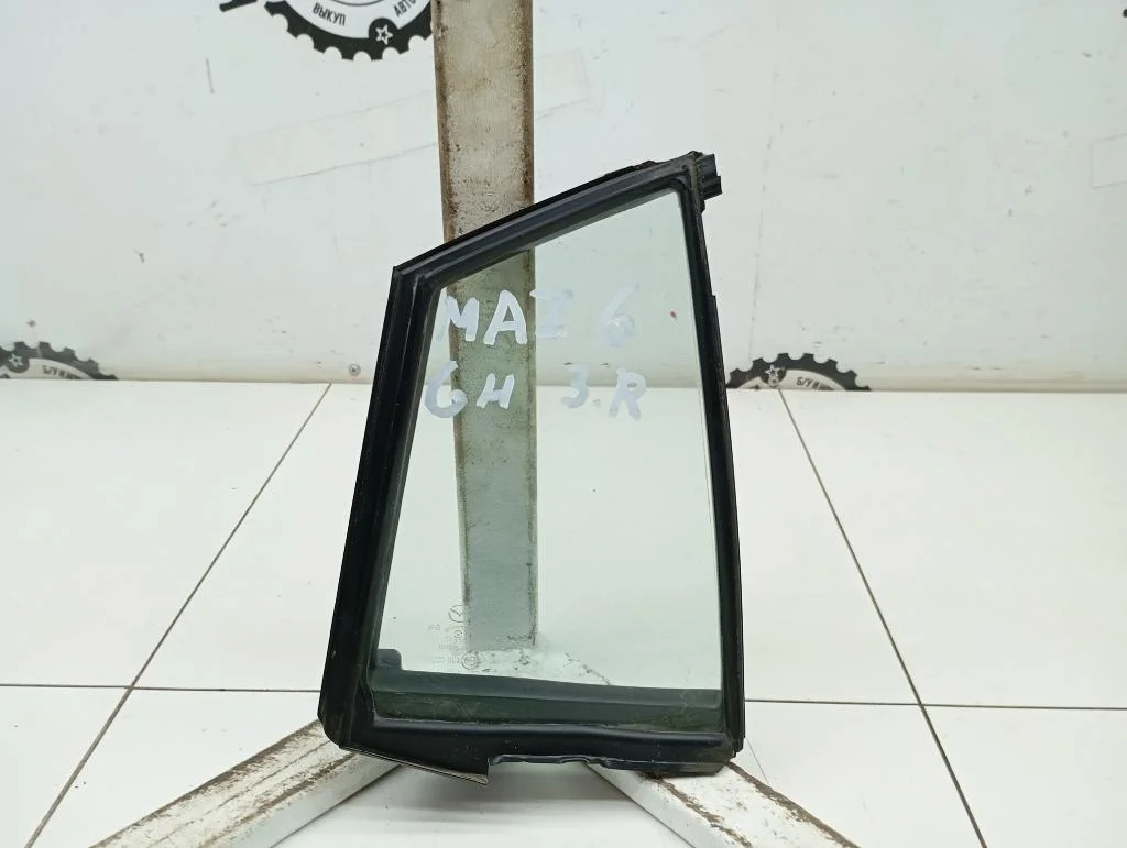 Стекло двери задней правой форточка Mazda 6 2009 GH