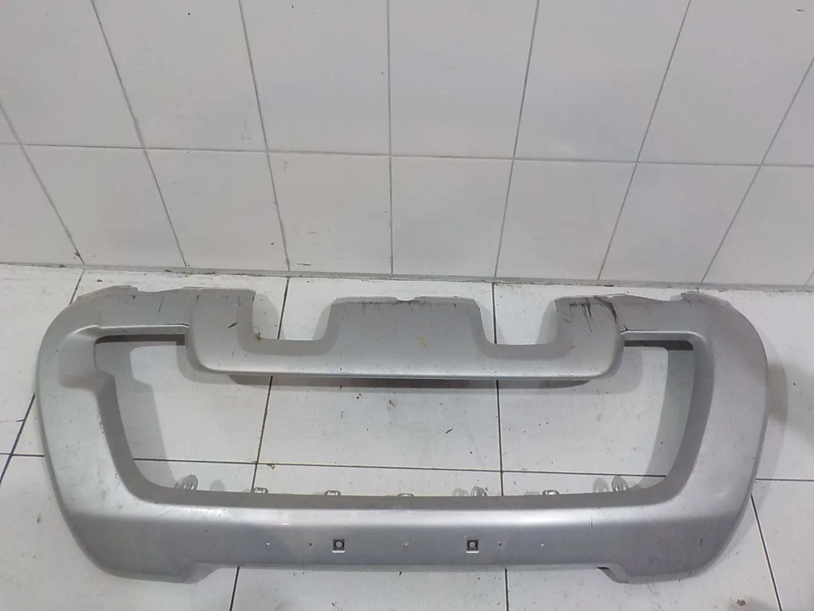 накладка на бампер Renault Duster I рестайлинг (2015—2021) Перед