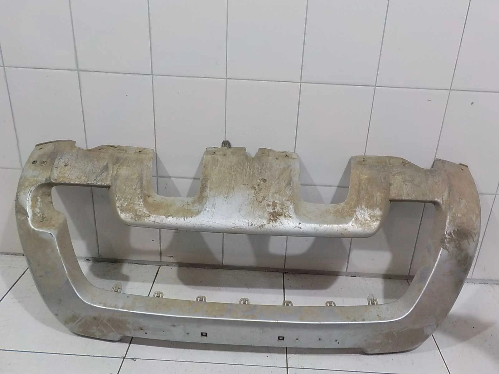 накладка на бампер Renault Duster I рестайлинг (2015—2021) Перед