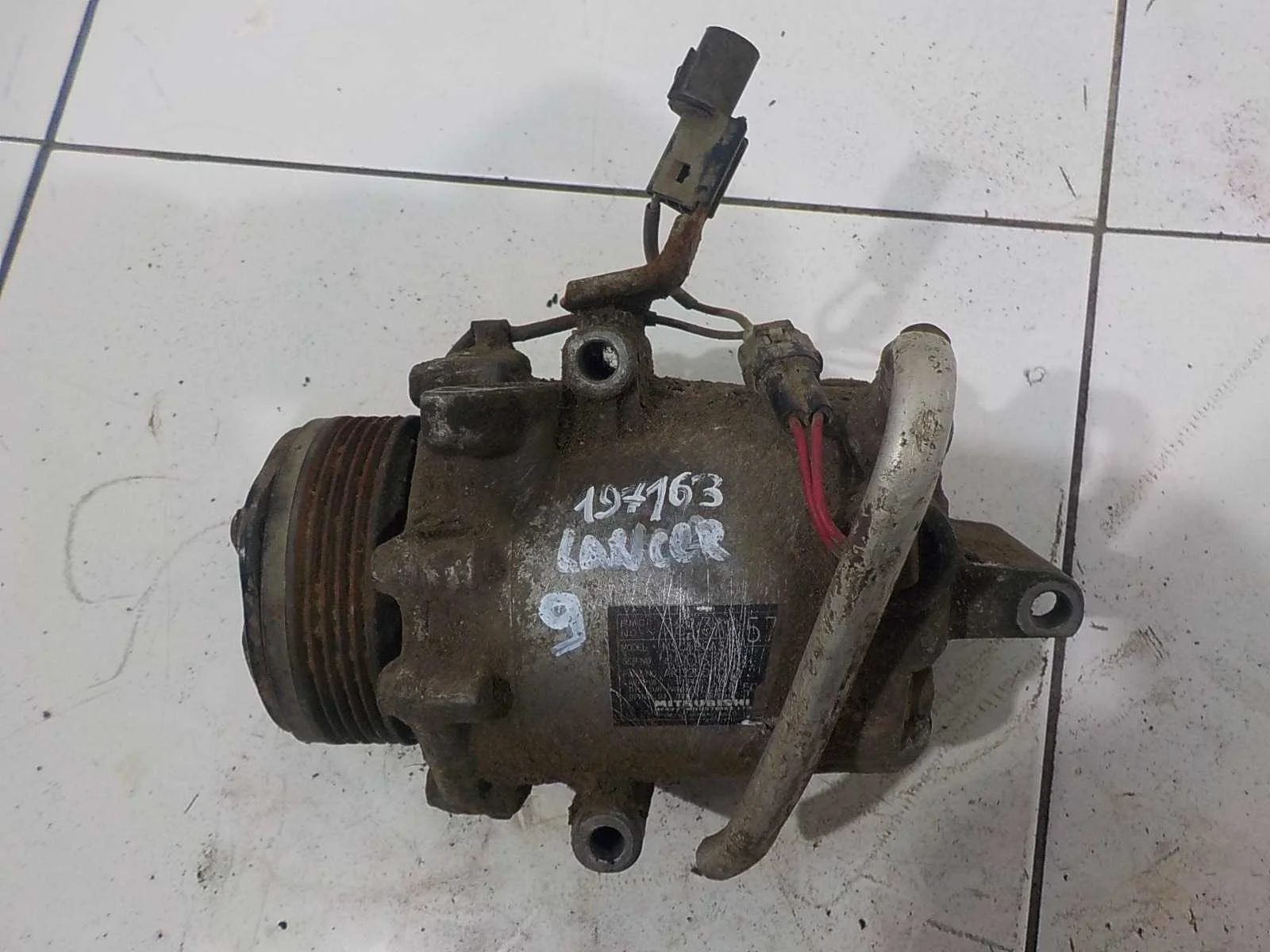 Компрессор кондиционера Mitsubishi Lancer IX рестайлинг (2005—2010)