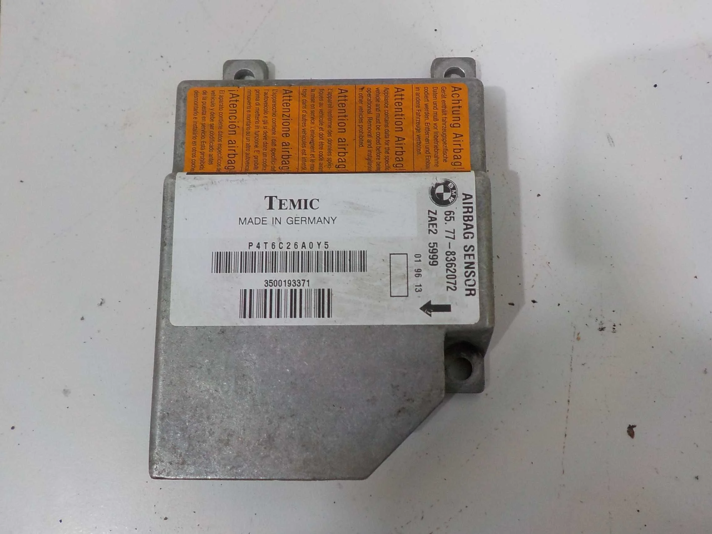 блок air bag BMW 3 серия E36 (1990—2000)