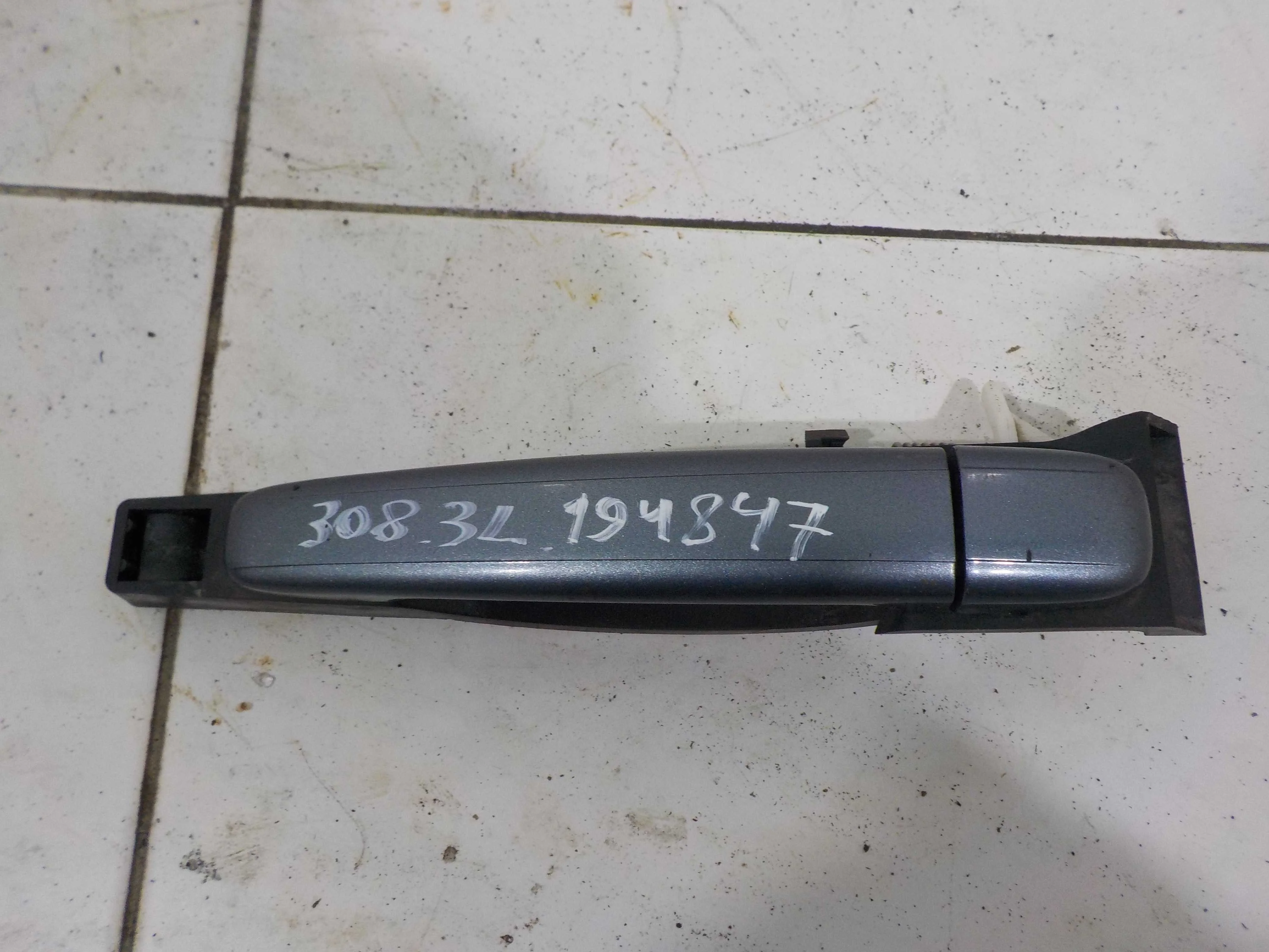 ручка двери внешняя Peugeot 307 3C рестайлинг (2005—2008) Зад Лево