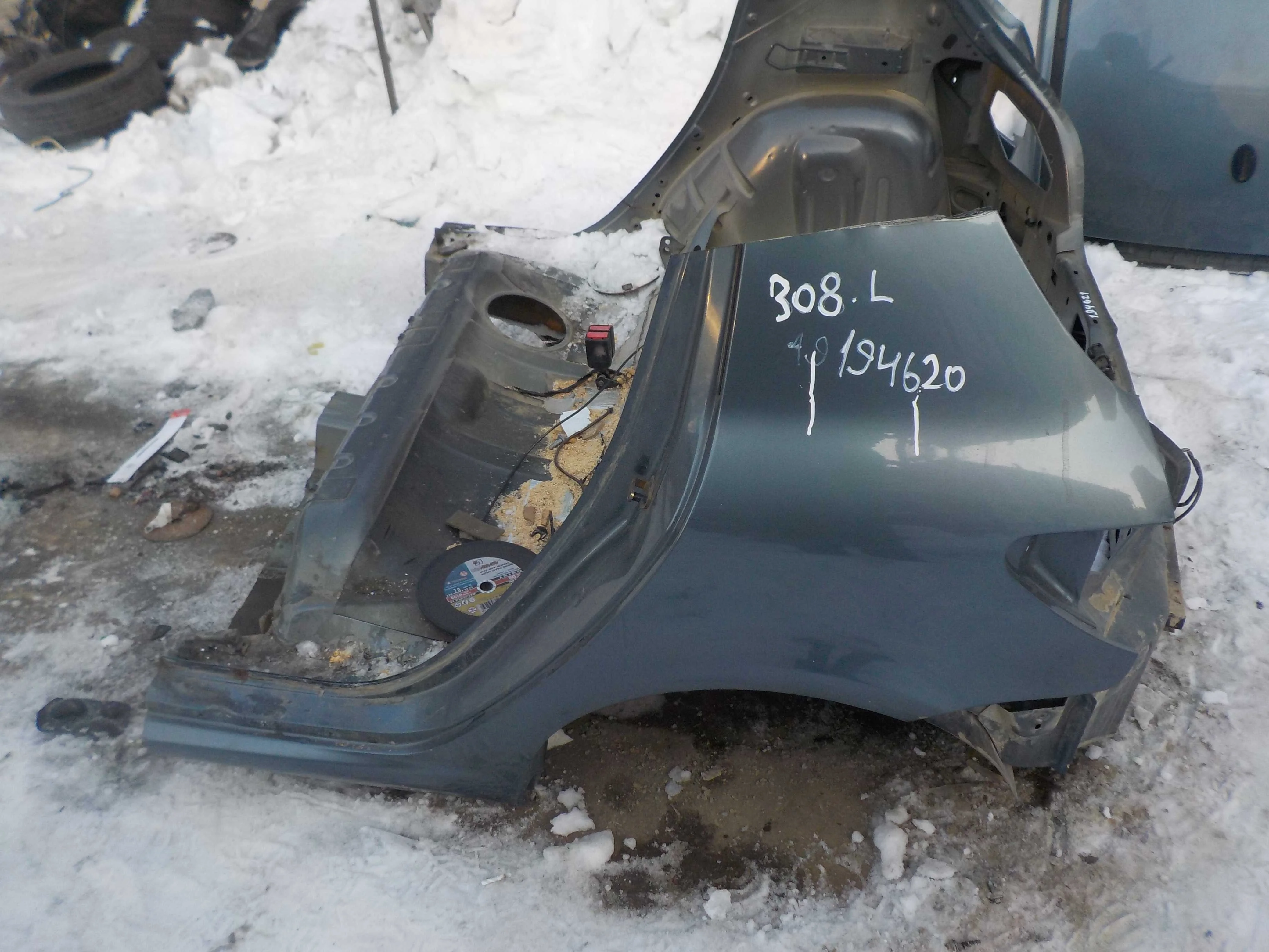 Крыло Peugeot 307 3C (2001—2005) Зад Лево