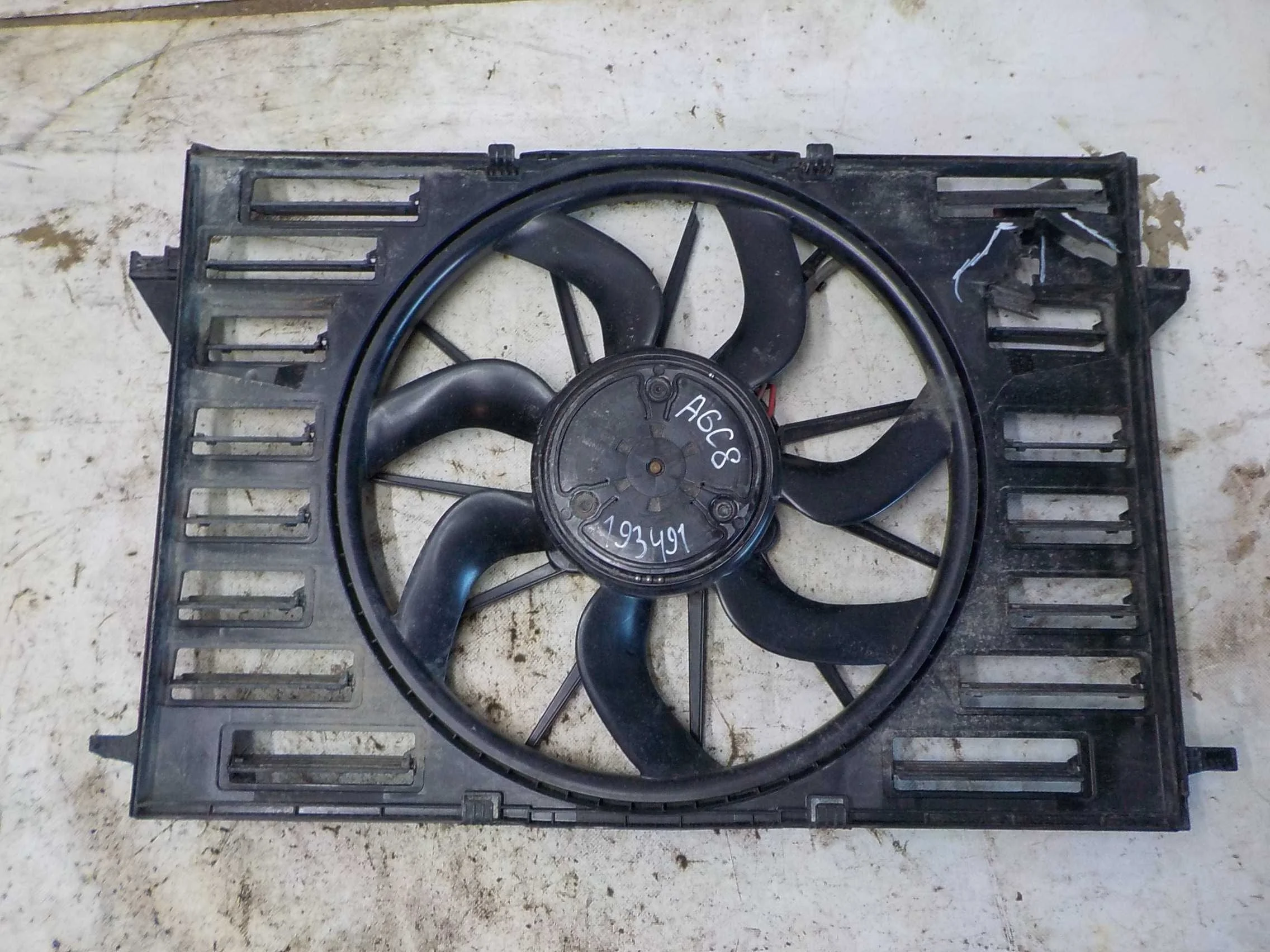 Диффузор радиатора Audi A5 II рестайлинг (2019—2025)