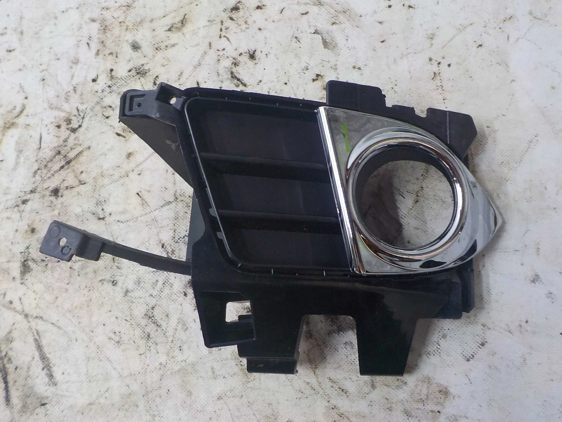 накладка на бампер Honda Accord VIII рестайлинг (2011—2013) Перед Лево