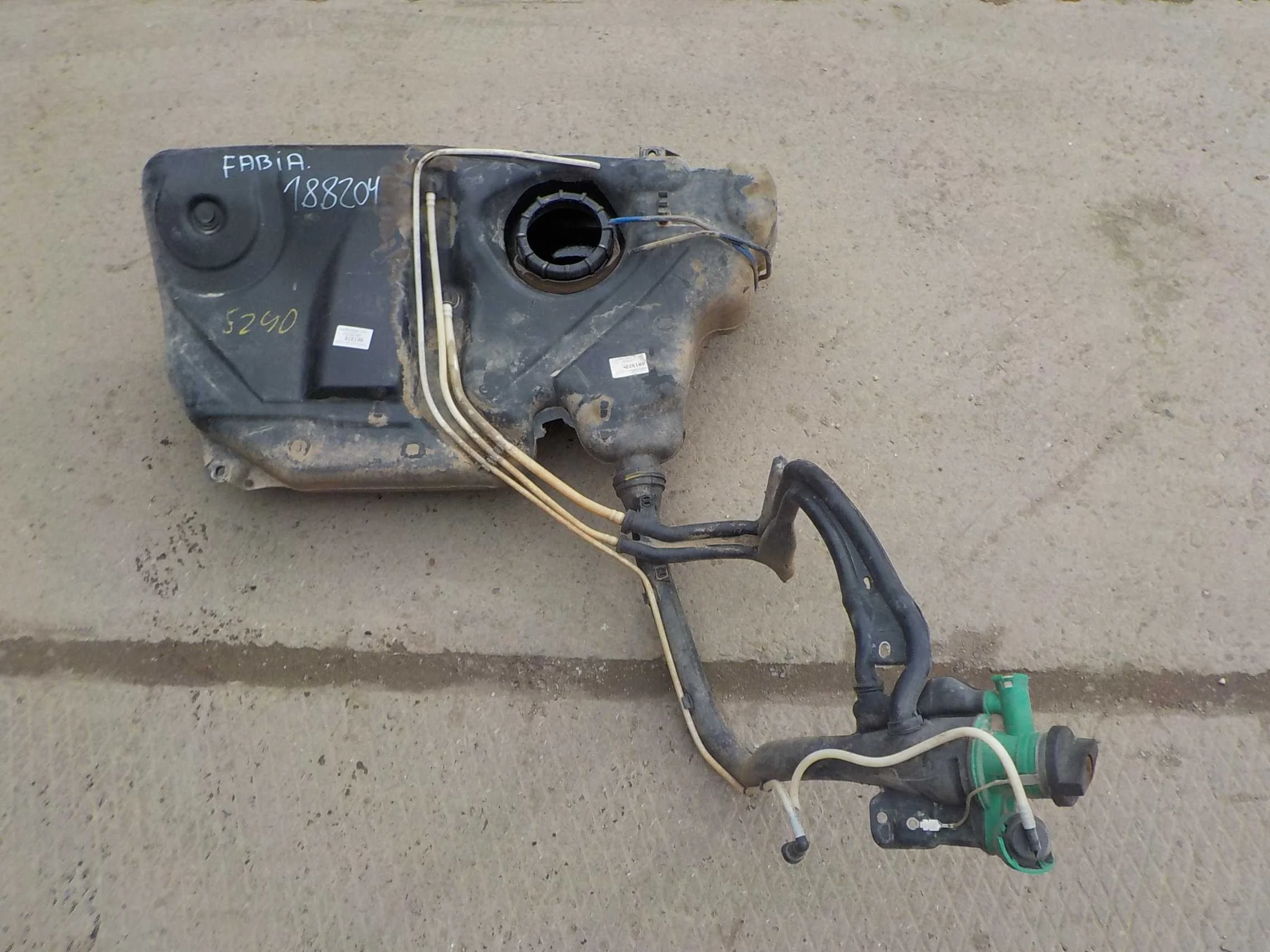 бензобак Skoda Fabia II (2007—2010)