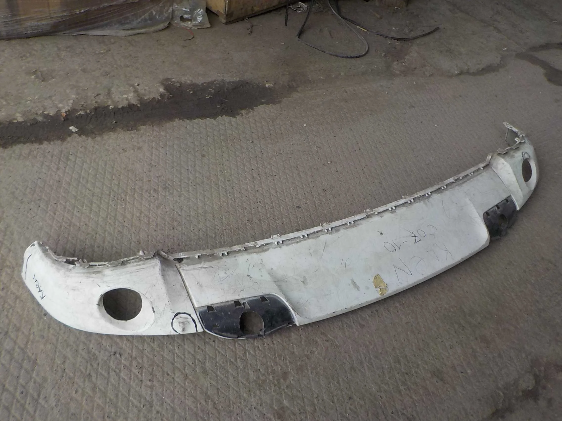 накладка на бампер Porsche Cayenne I (2002—2007) Перед