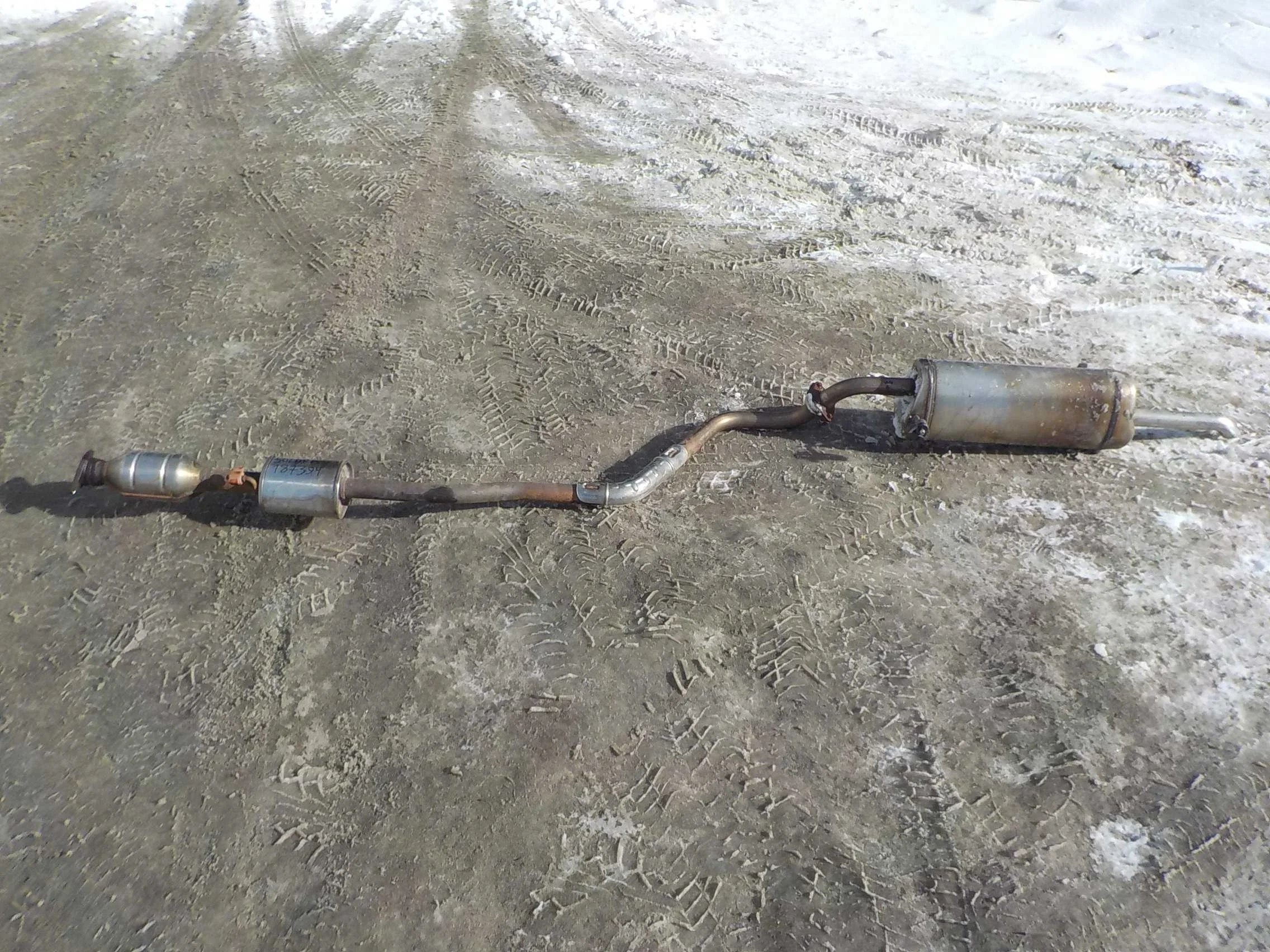 Глушитель Hyundai Solaris I рестайлинг (2014—2017)