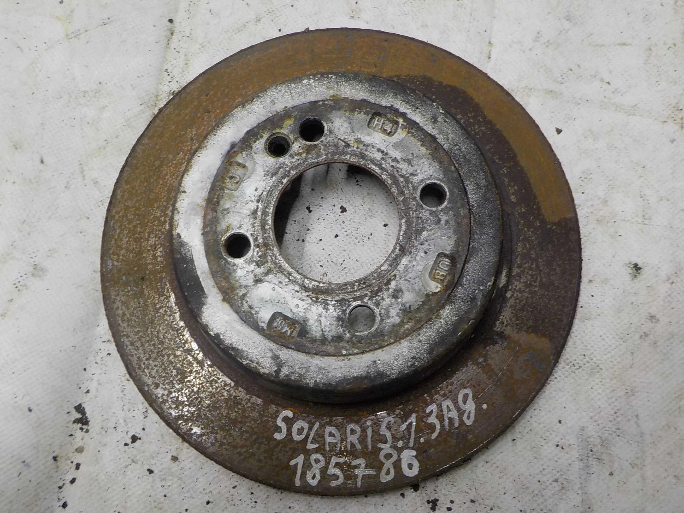 тормозной диск Kia Rio III рестайлинг (2015—2017) Зад