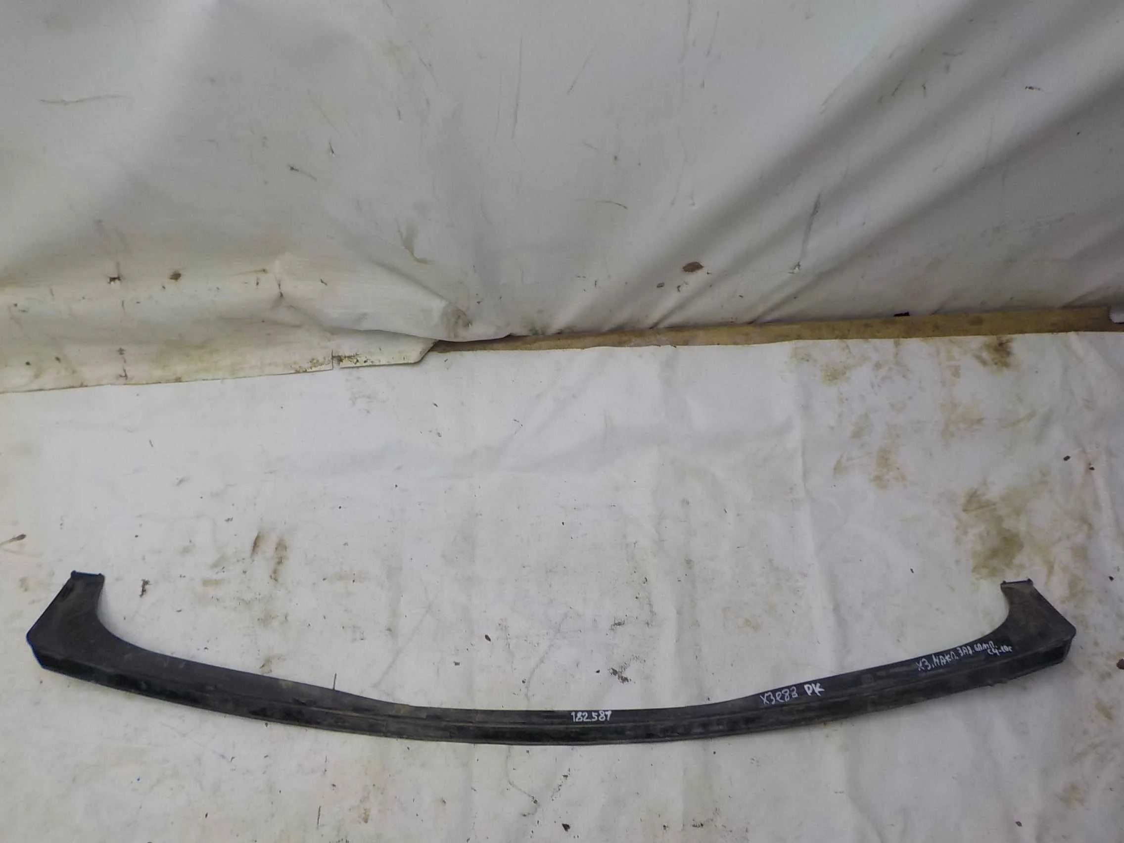 накладка на бампер BMW X3 E83 рестайлинг (2006—2010) Зад