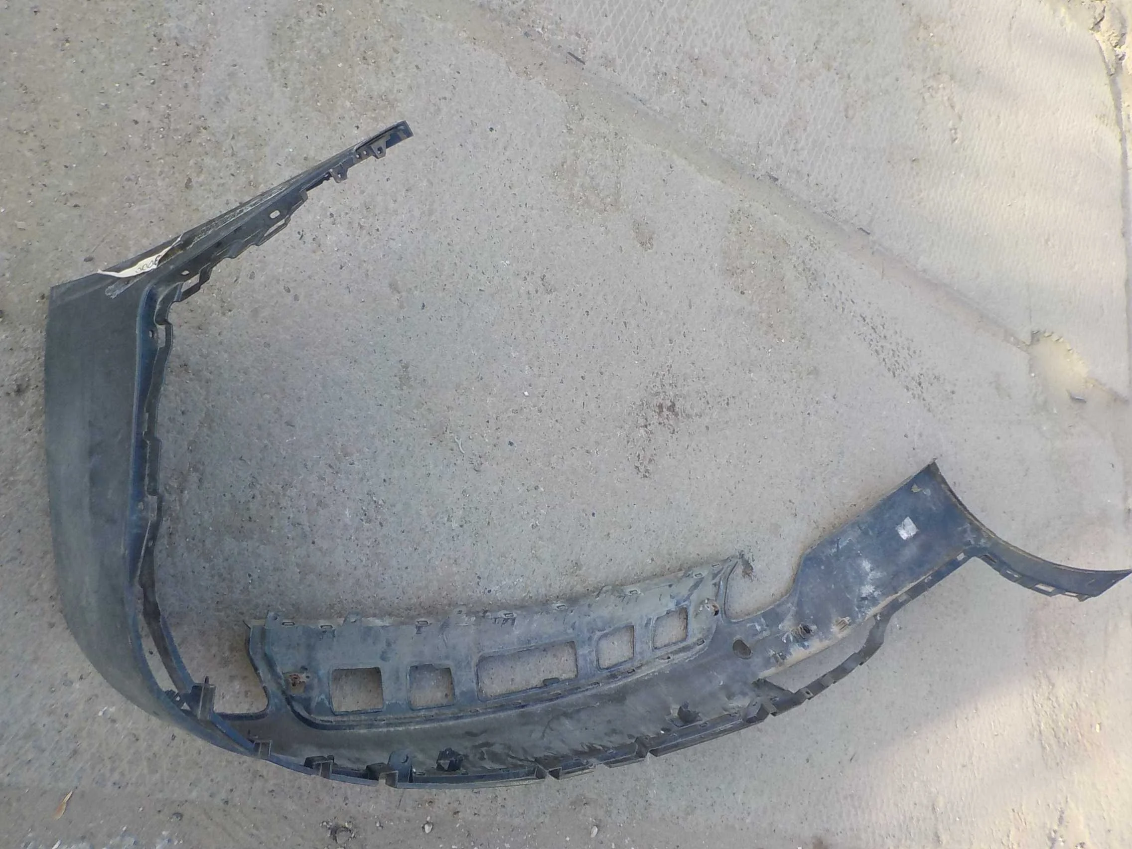 накладка на бампер Hyundai Santa Fe III (2012—2016) Зад