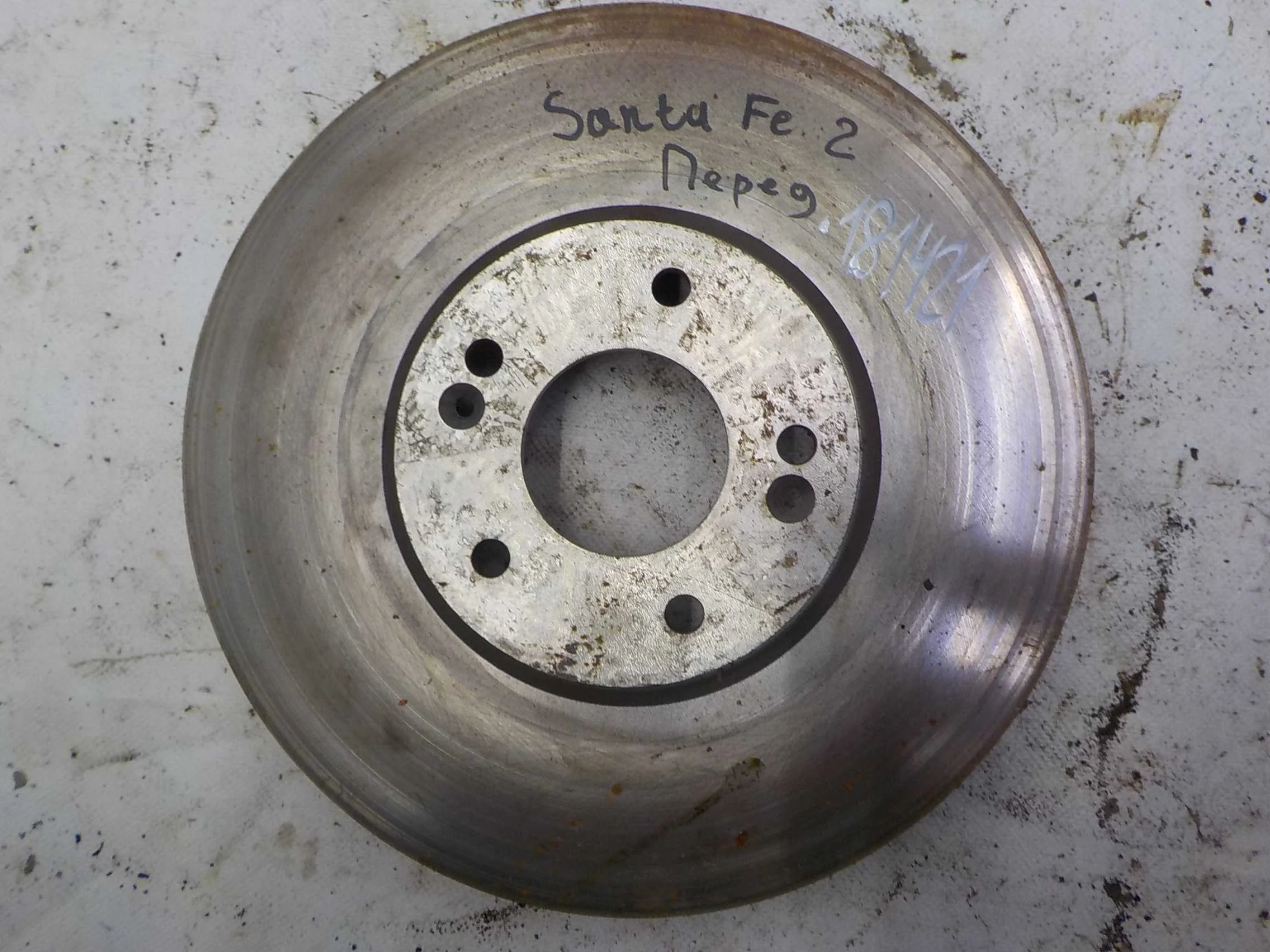 тормозной диск Hyundai Santa Fe II рестайлинг (2009—2012) Перед