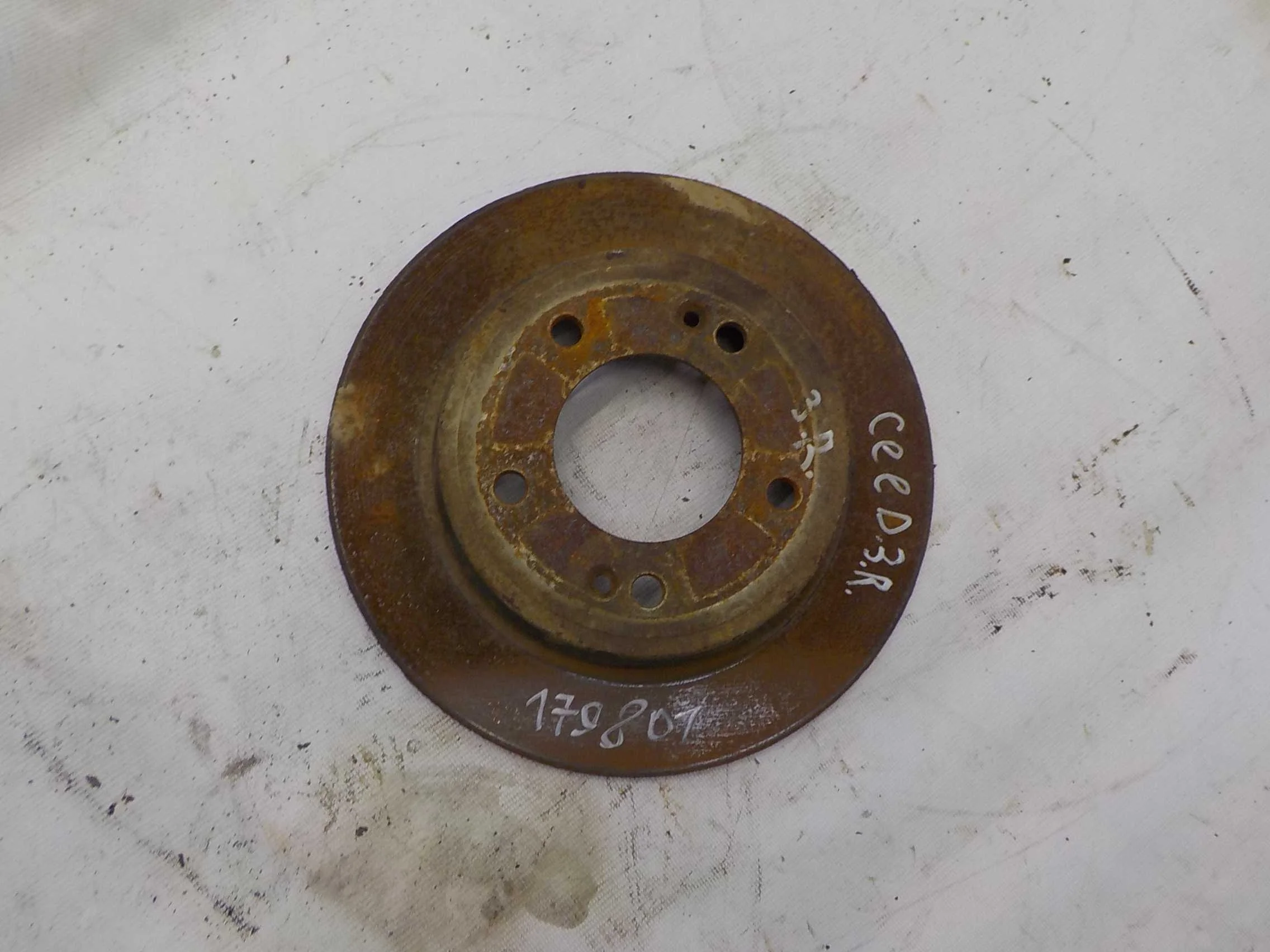 тормозной диск Hyundai i30 I рестайлинг (2010—2012) Зад