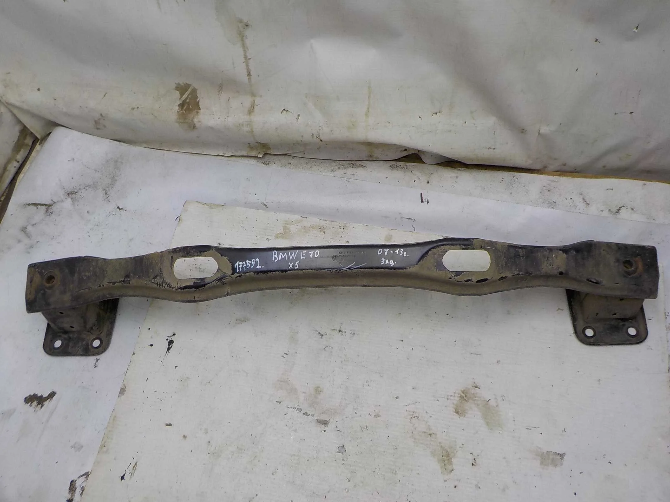 Усилитель бампера BMW X6 E71 рестайлинг (2012—2014) Зад