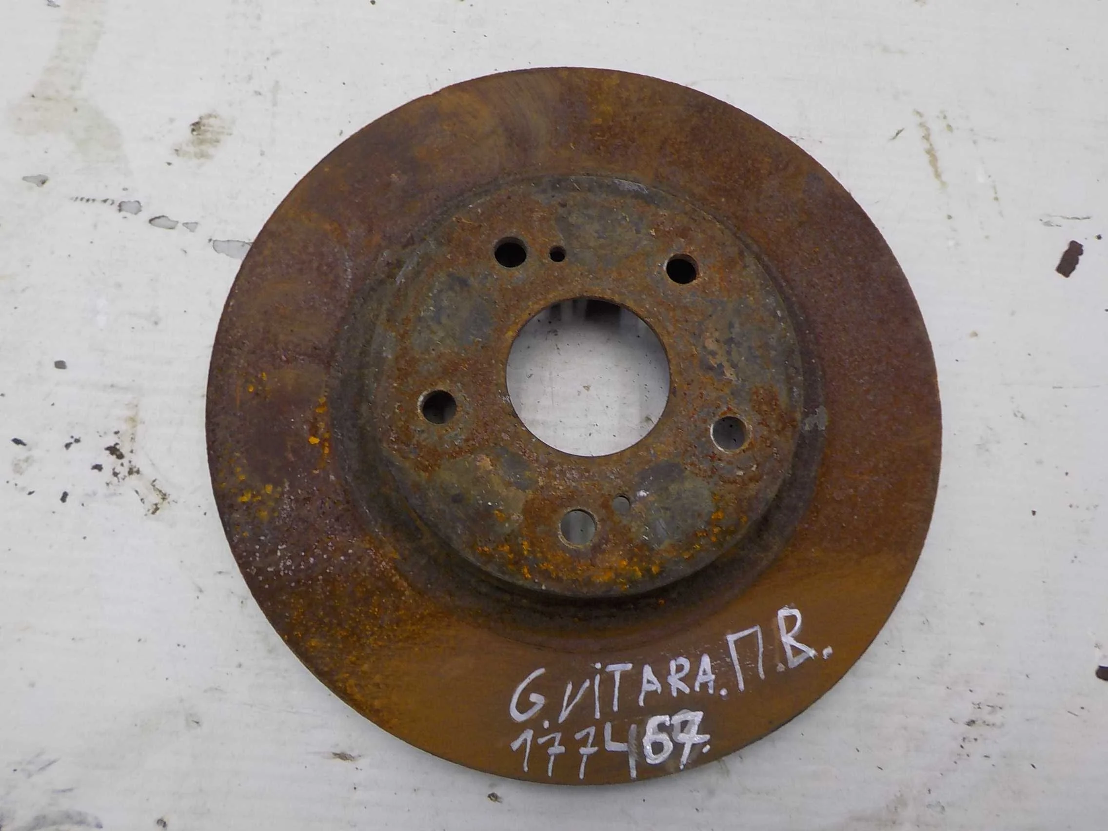 тормозной диск Suzuki Grand Vitara II (2005—2008)