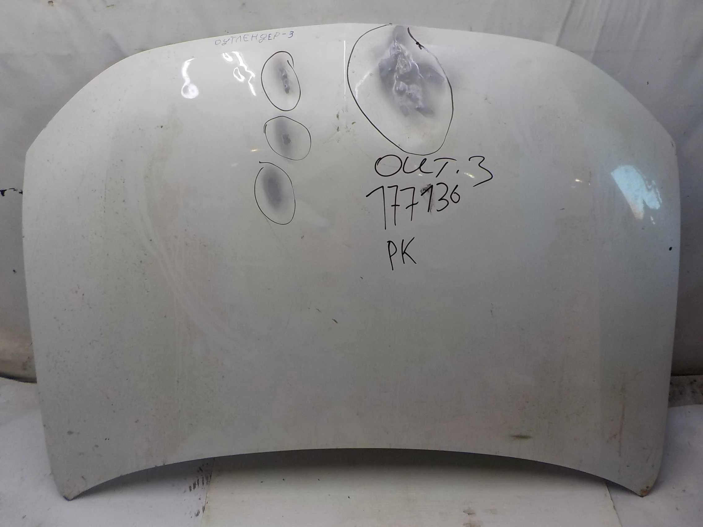 Капот Mitsubishi Outlander III рестайлинг 2 (2015—2018)