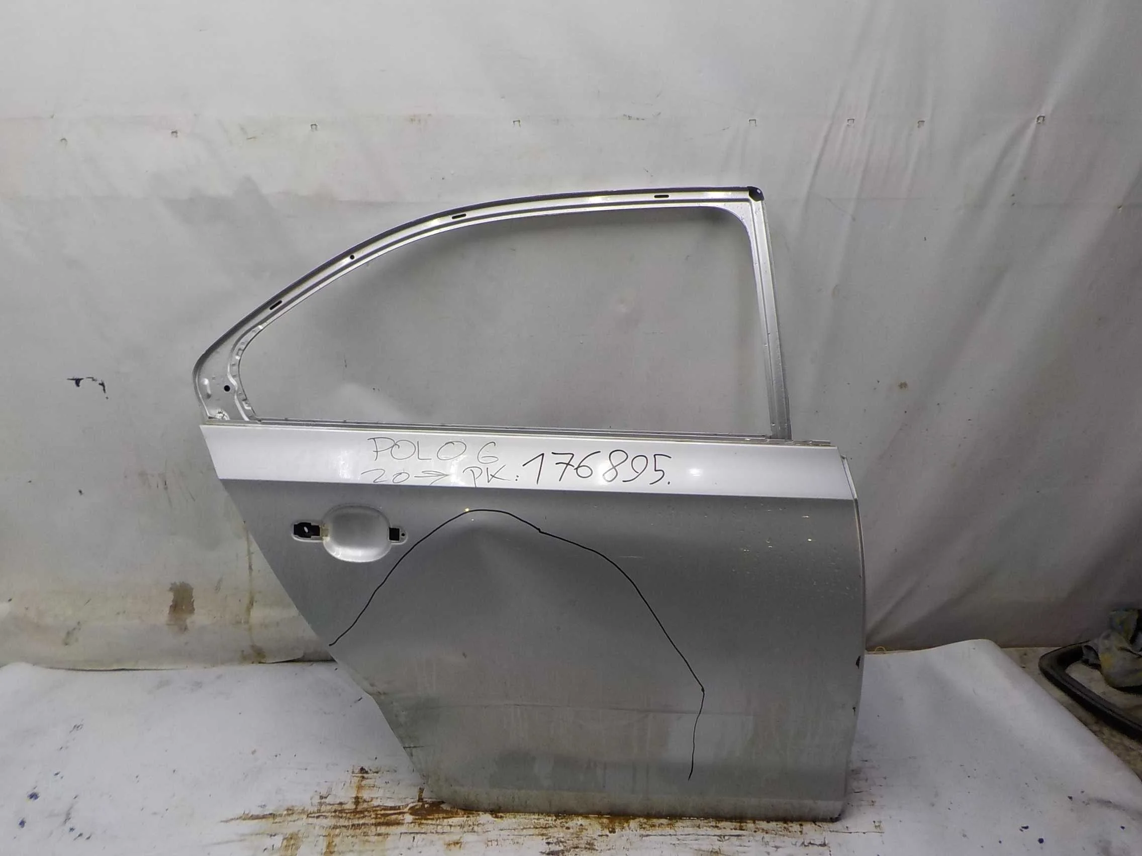 Дверь Skoda Rapid I рестайлинг (2017—2020) Зад Право