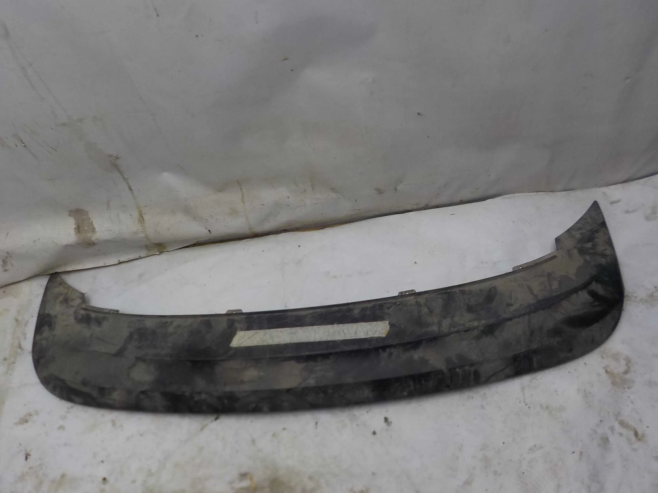 накладка на бампер Skoda Rapid I (2012—2017) Зад