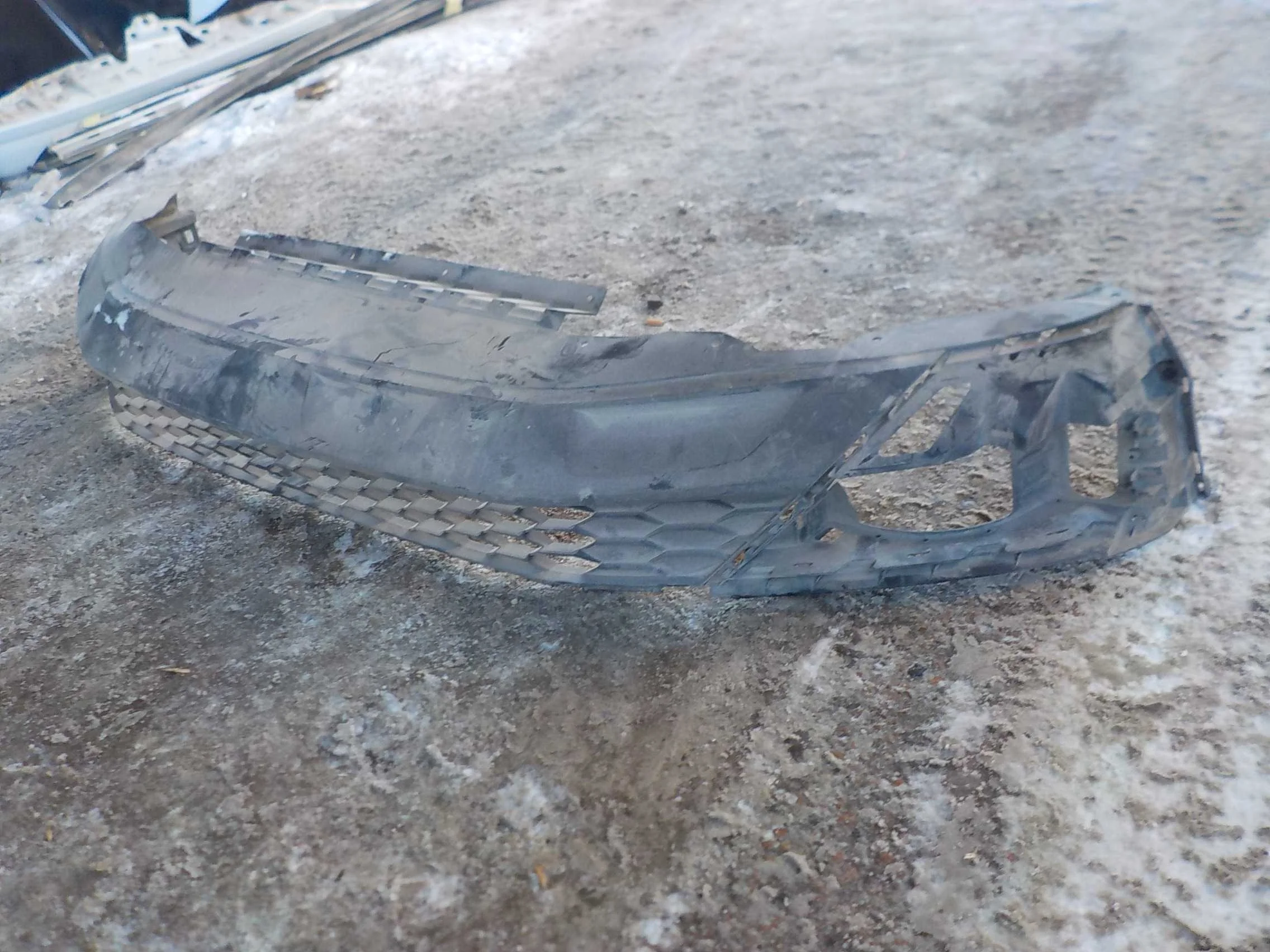 накладка на бампер Volkswagen Tiguan II (2016—2020) Перед