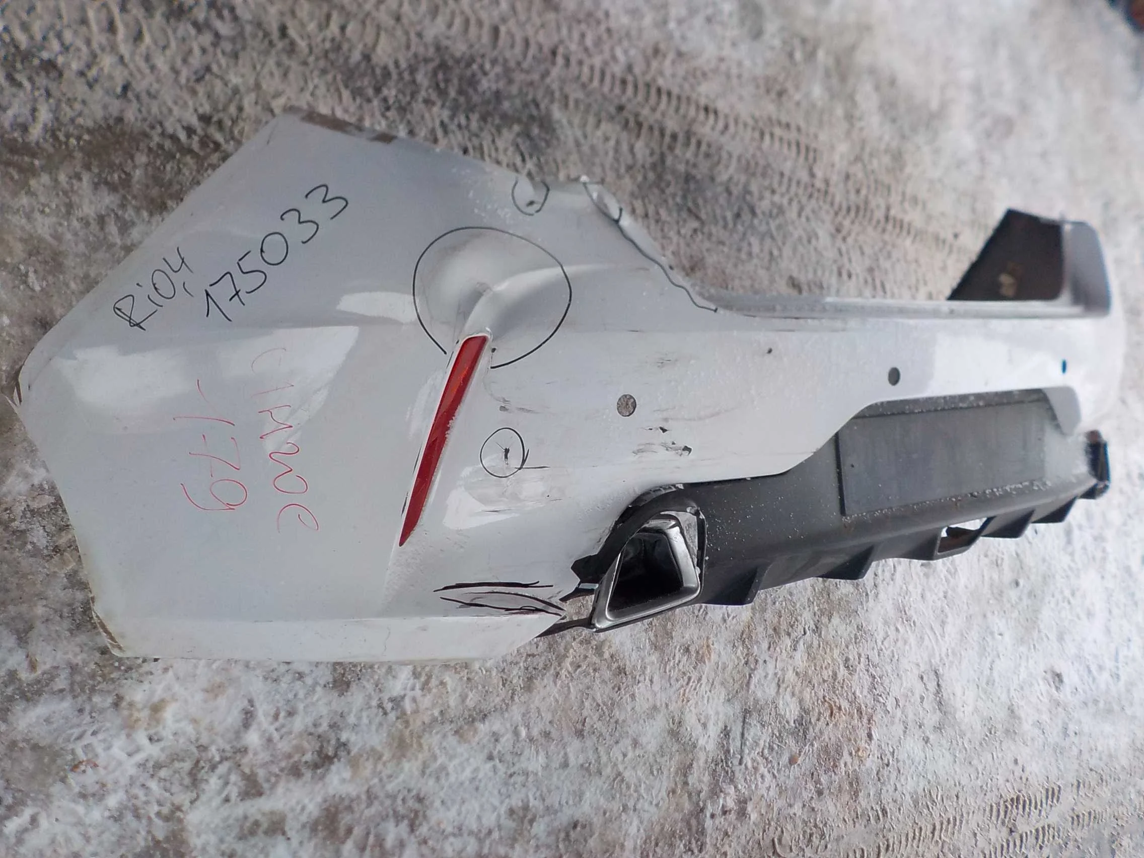 Бампер Kia Rio IV (2017—2020) Зад