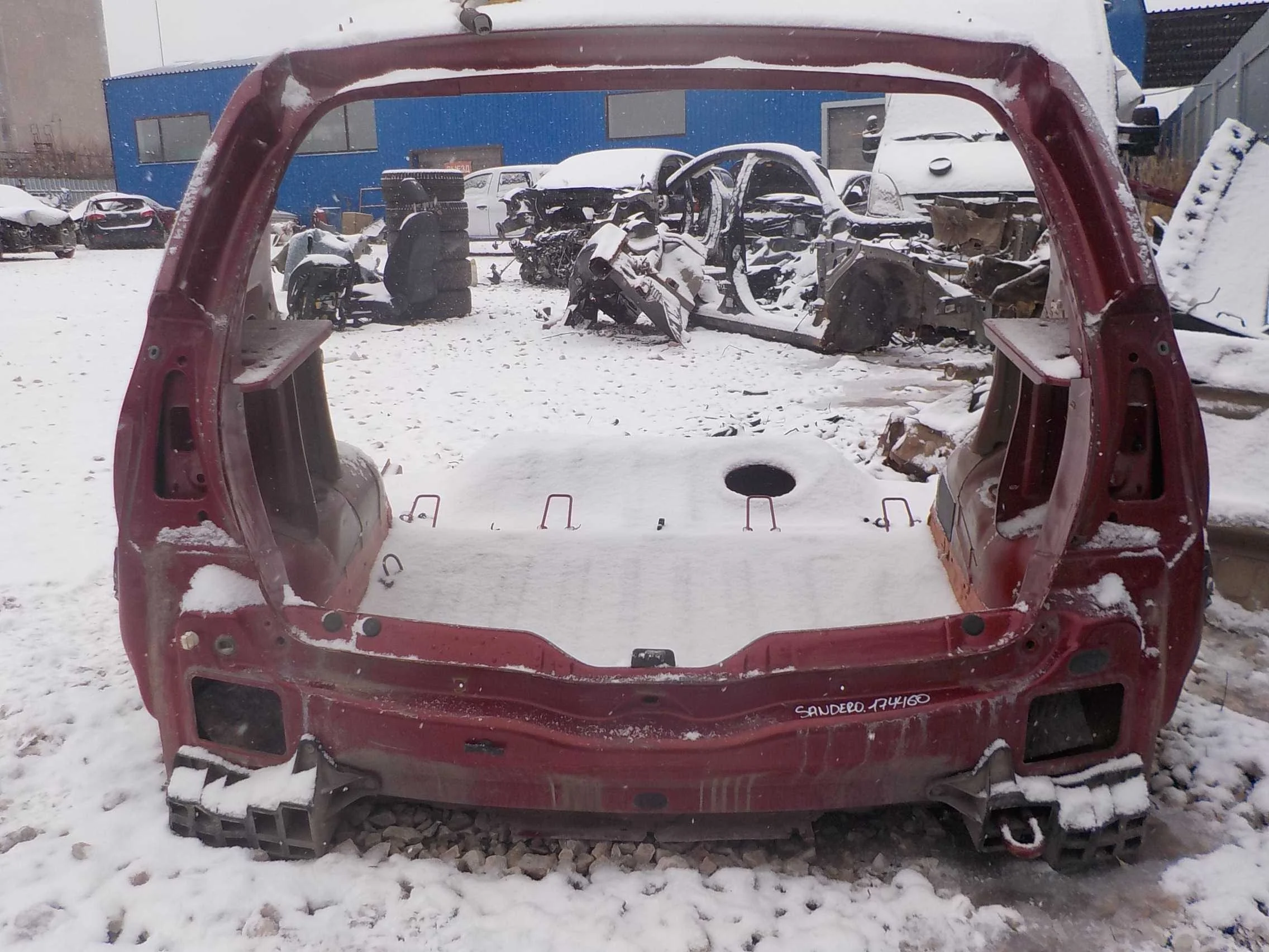 задняя панель кузова Renault Sandero I (2009—2014)