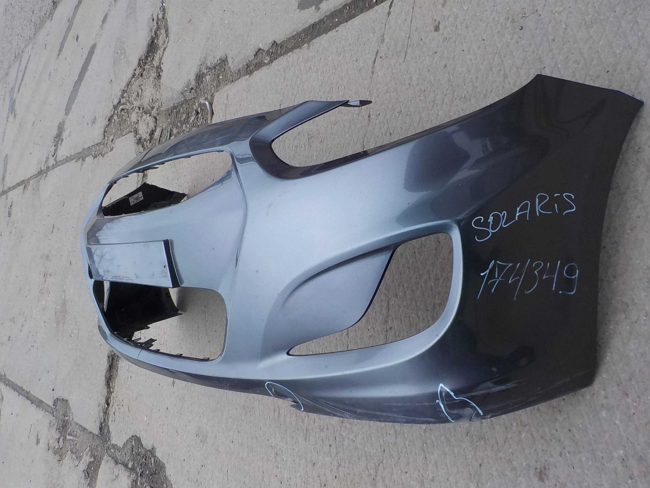 Бампер Hyundai Solaris I рестайлинг (2014—2017)