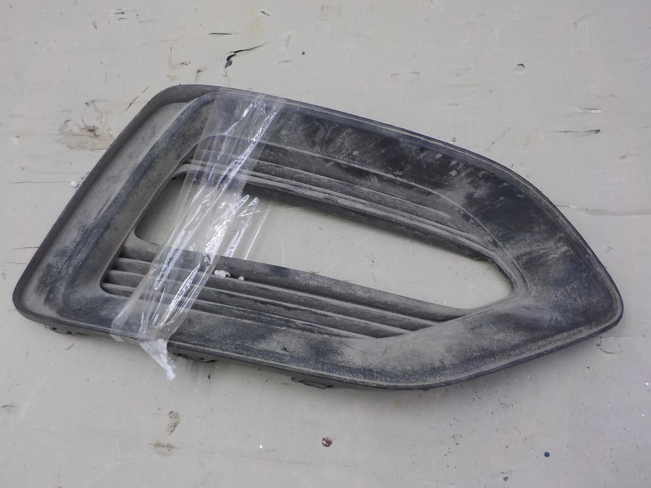 накладка на бампер Hyundai Solaris II (2017—2020) Перед Право