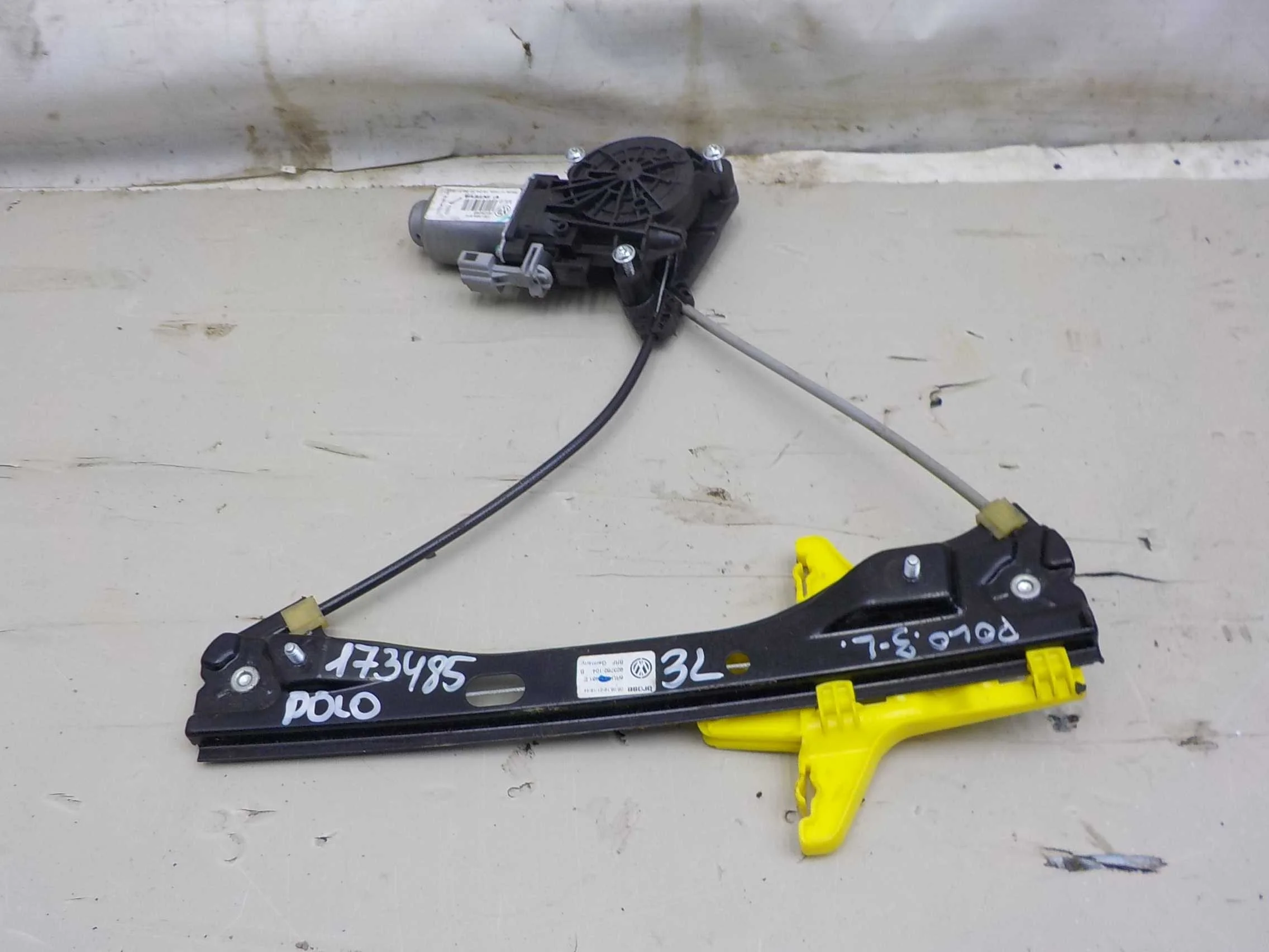 Стеклоподъемник Volkswagen Polo V (2009—2015)