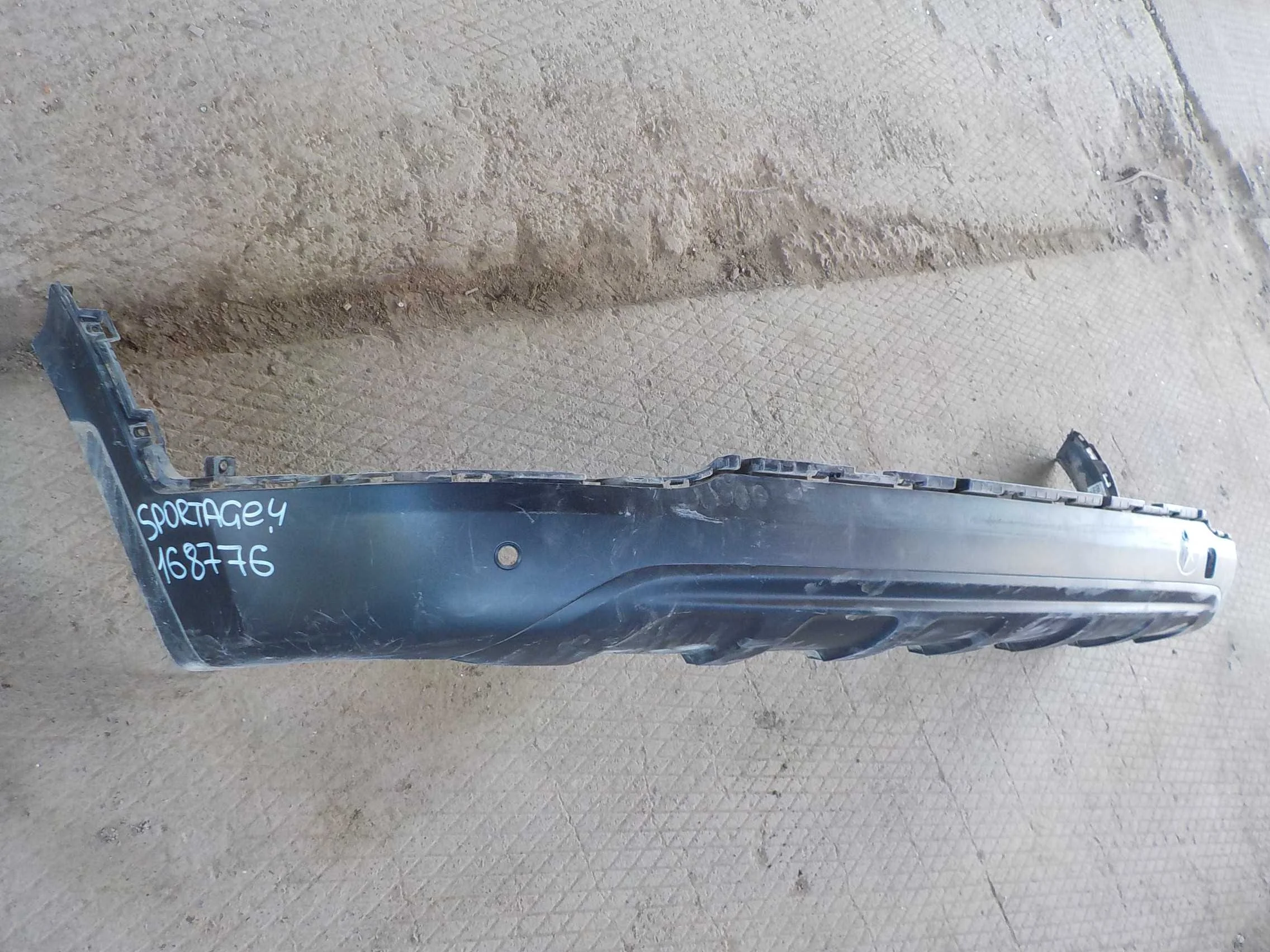 накладка на бампер Kia Sportage IV (2015—2018)