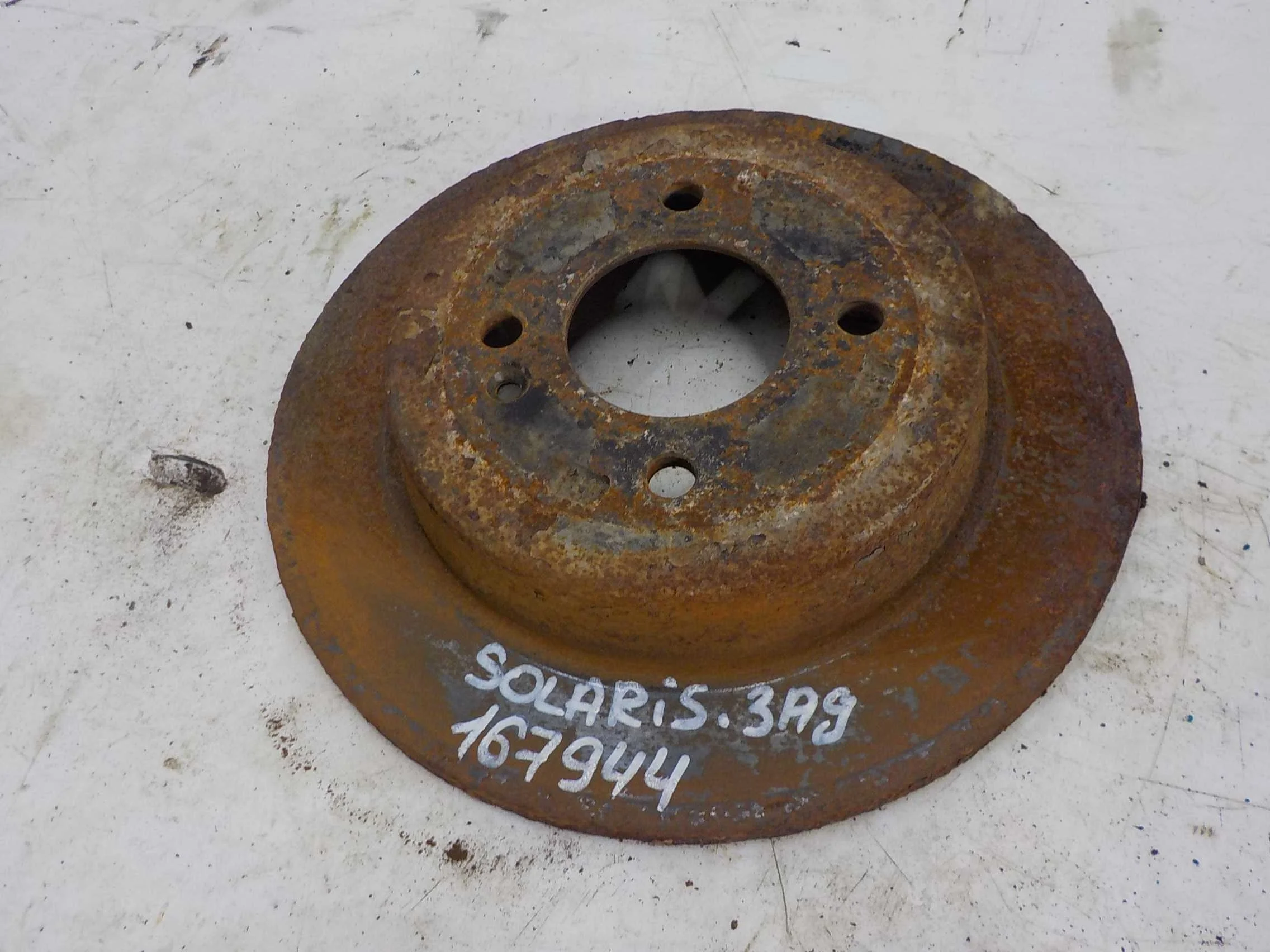 тормозной диск Kia Rio III рестайлинг (2015—2017) Зад