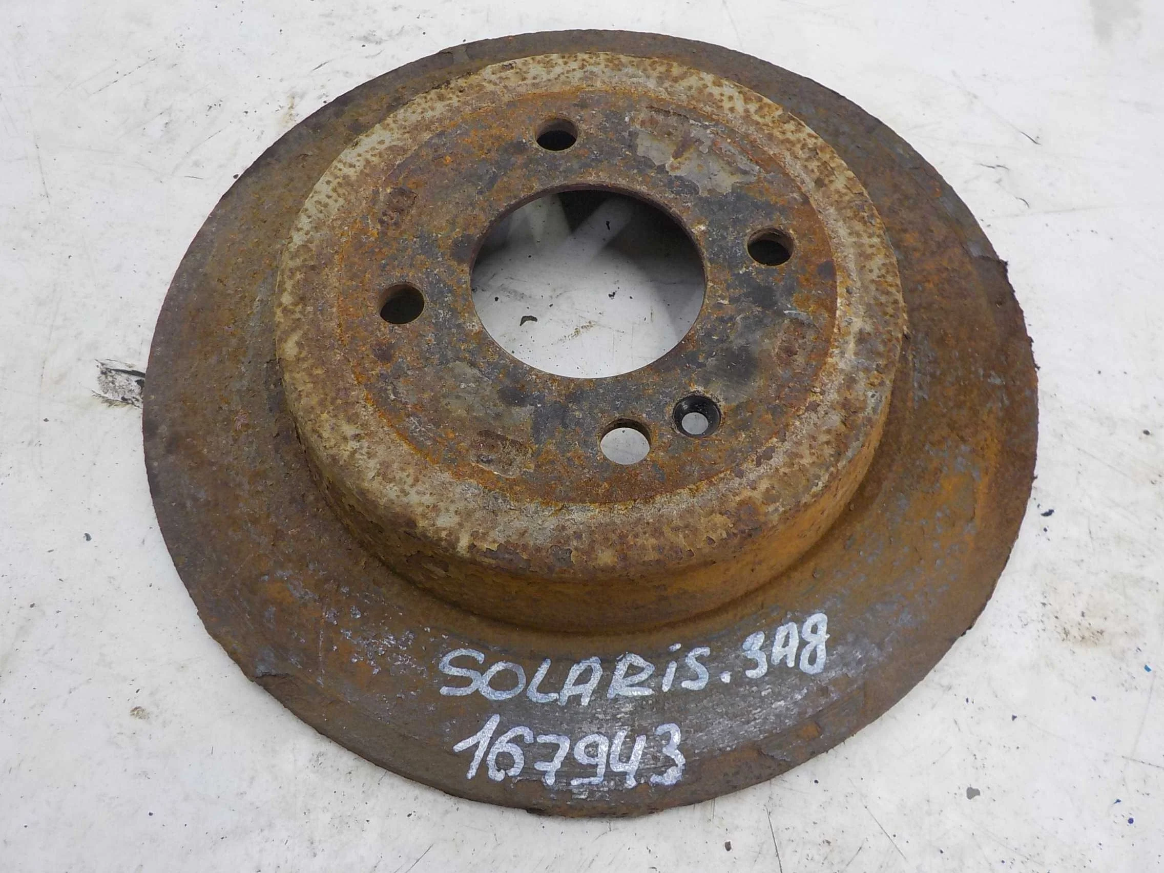 тормозной диск Kia Rio III рестайлинг (2015—2017) Зад