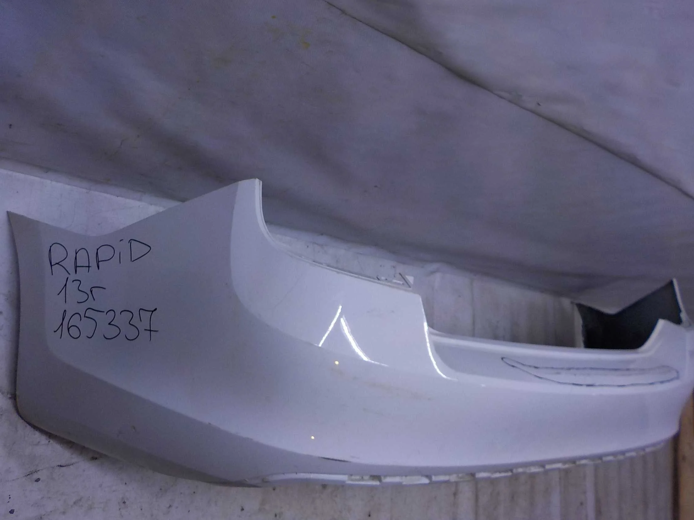 Бампер Skoda Rapid I (2012—2017) Зад