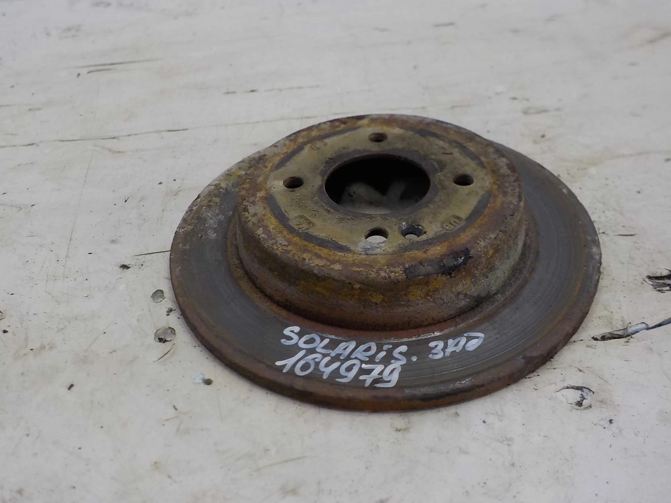 тормозной диск Kia Rio III рестайлинг (2015—2017) Зад