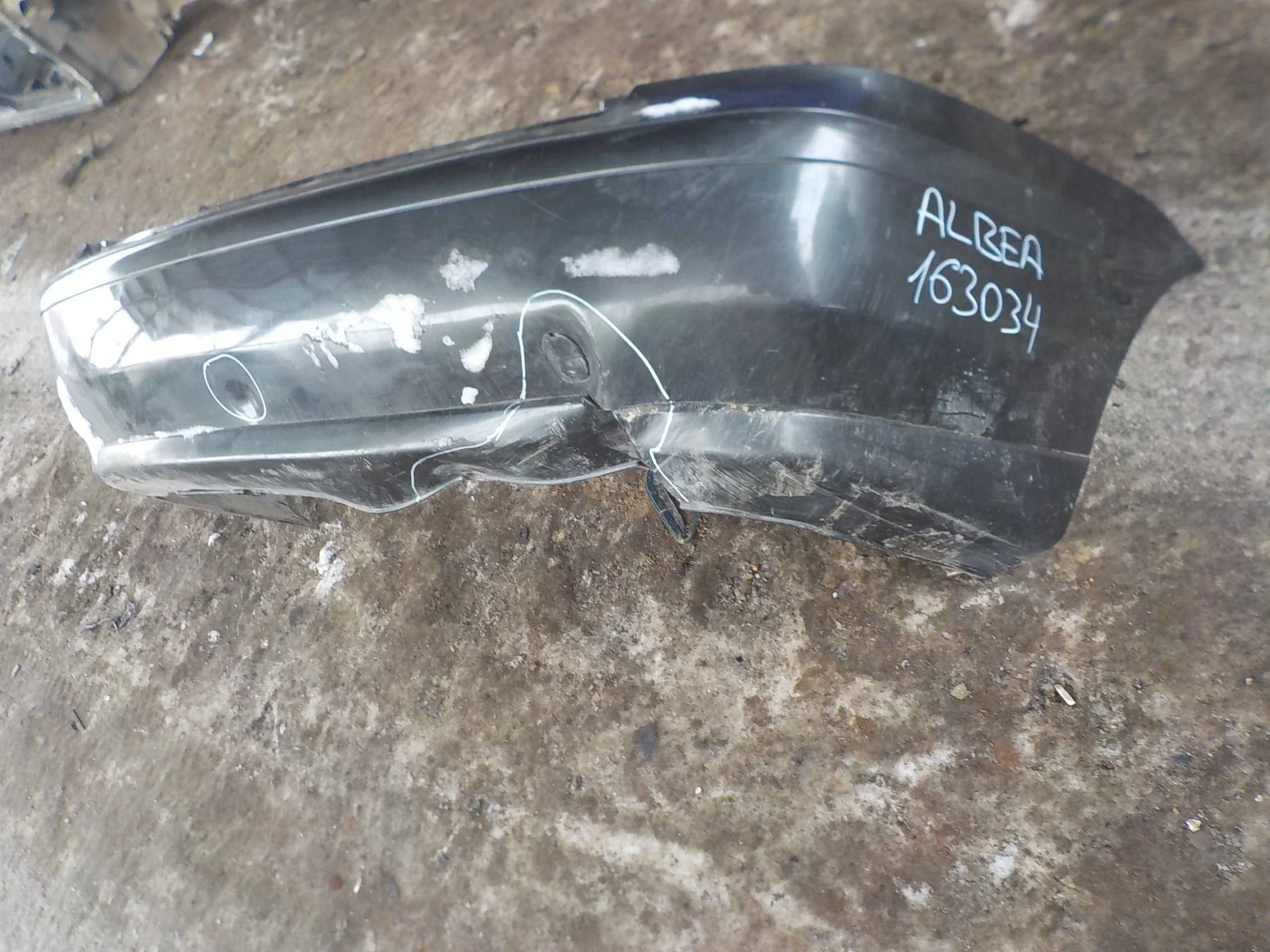 Бампер FIAT Albea I рестайлинг (2005—2012) Зад