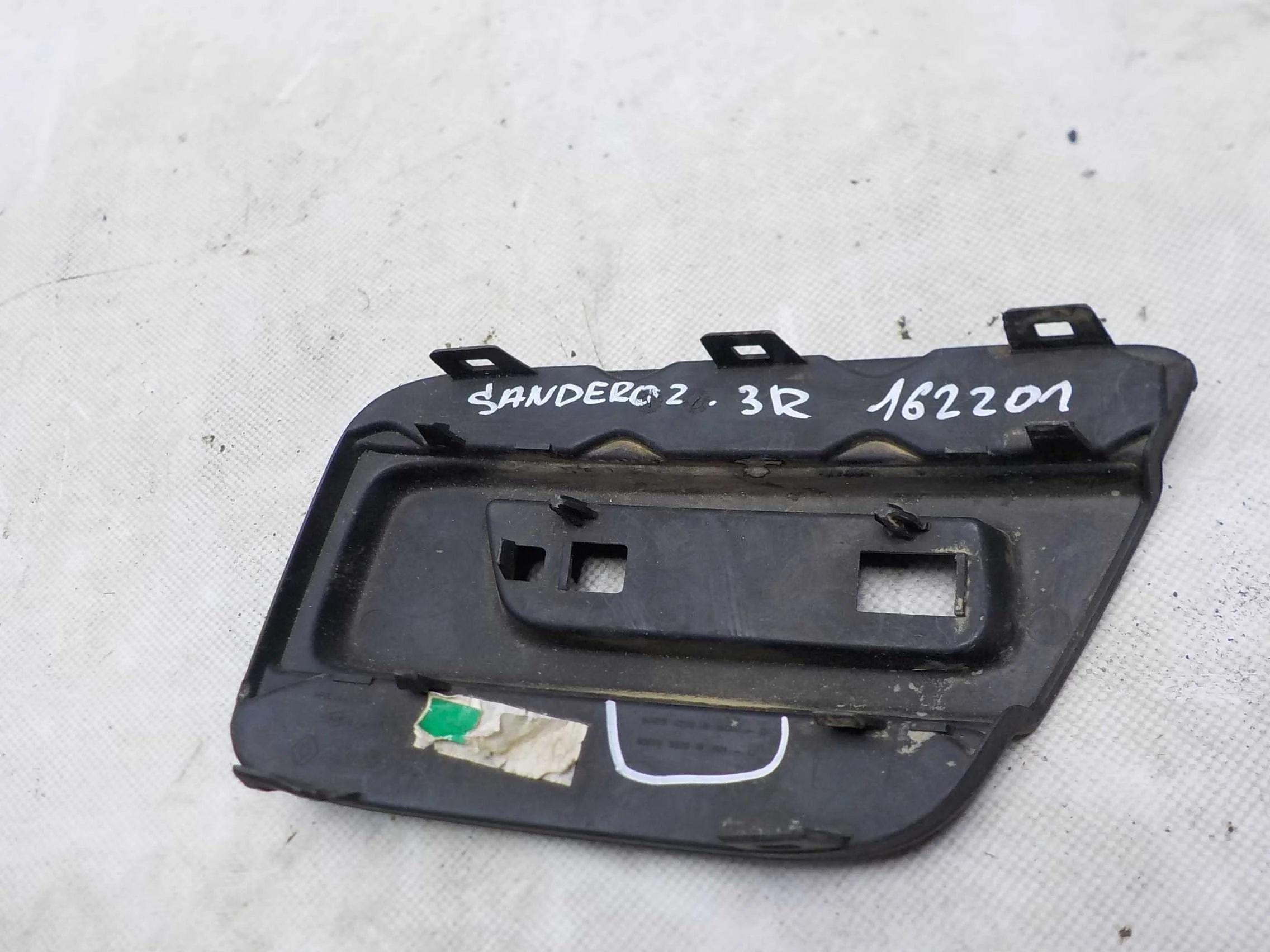 накладка на бампер Renault Sandero Stepway II (2013—2018) Зад Право