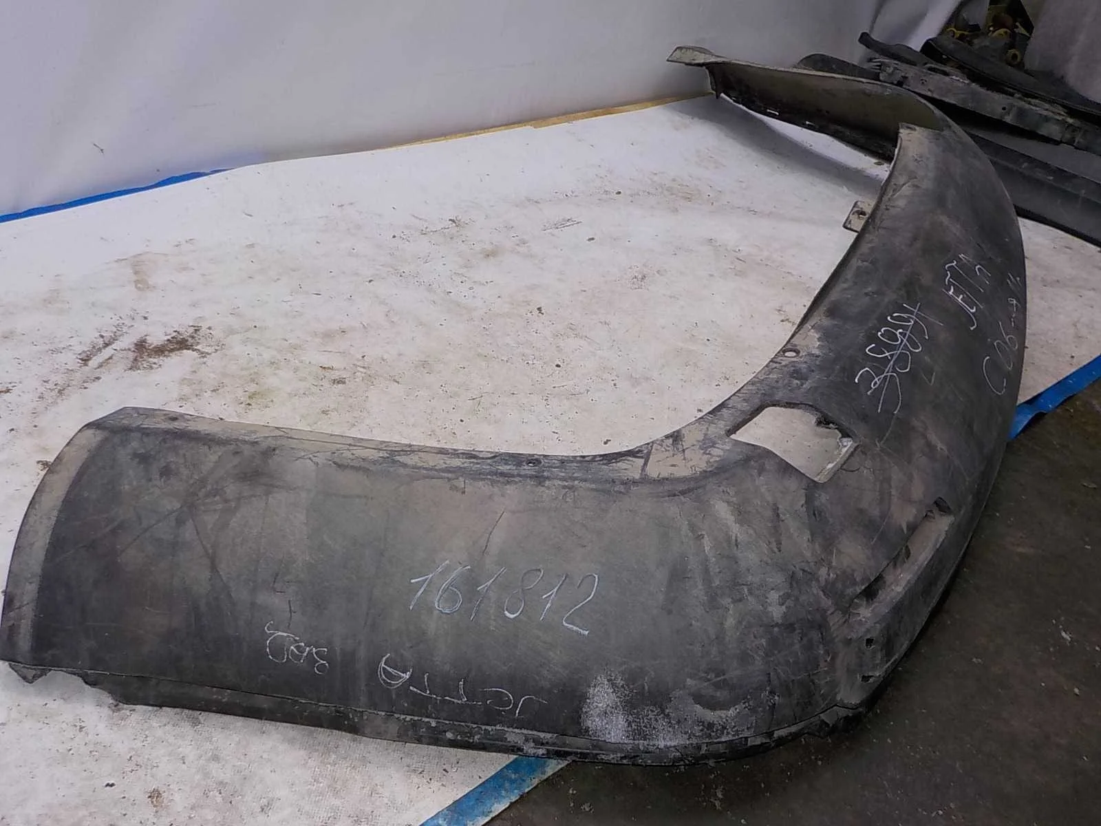 накладка на бампер Volkswagen Jetta V (2005—2011) Зад