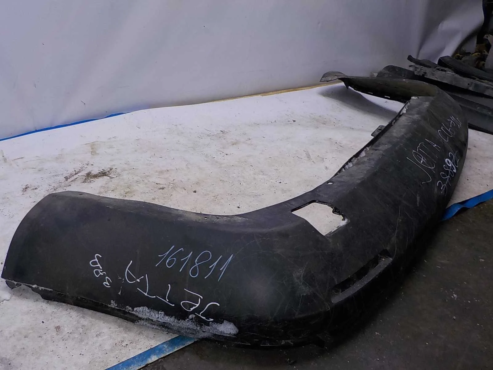 накладка на бампер Volkswagen Jetta V (2005—2011) Зад