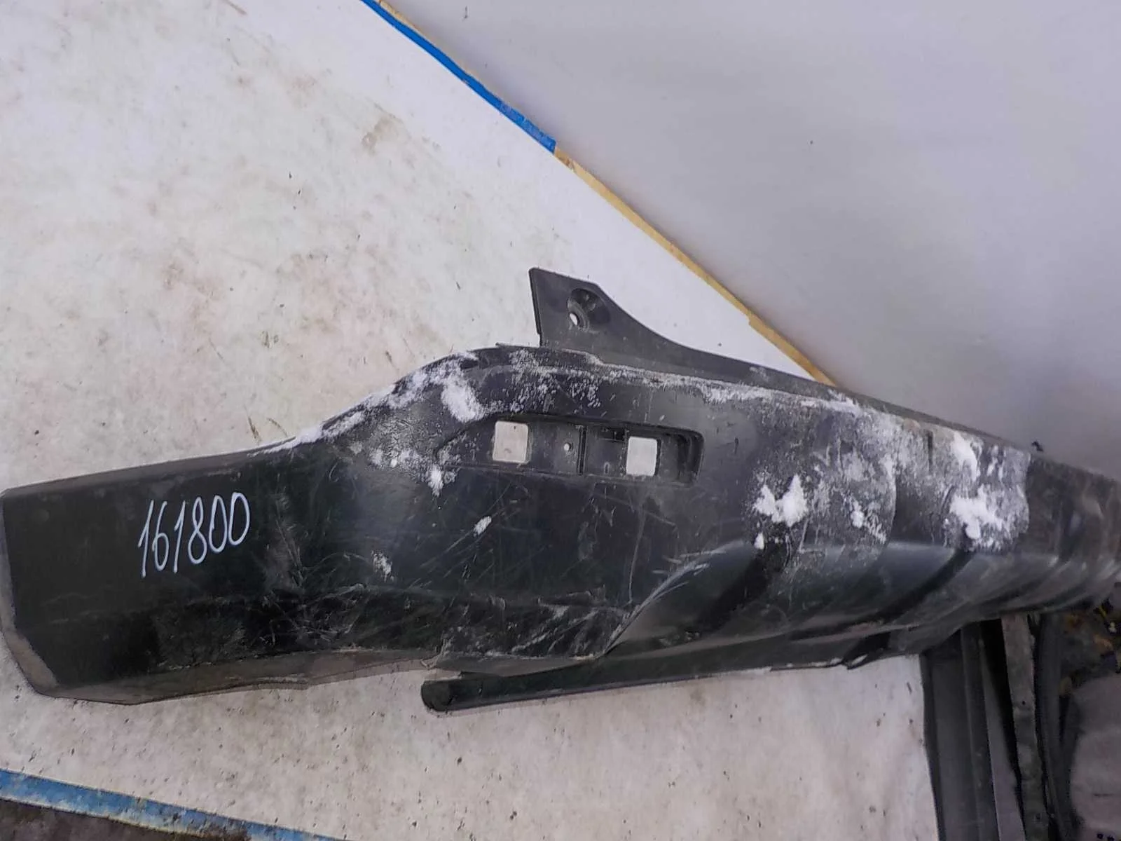 накладка на бампер Honda CR-V III рестайлинг (2009—2012) Зад