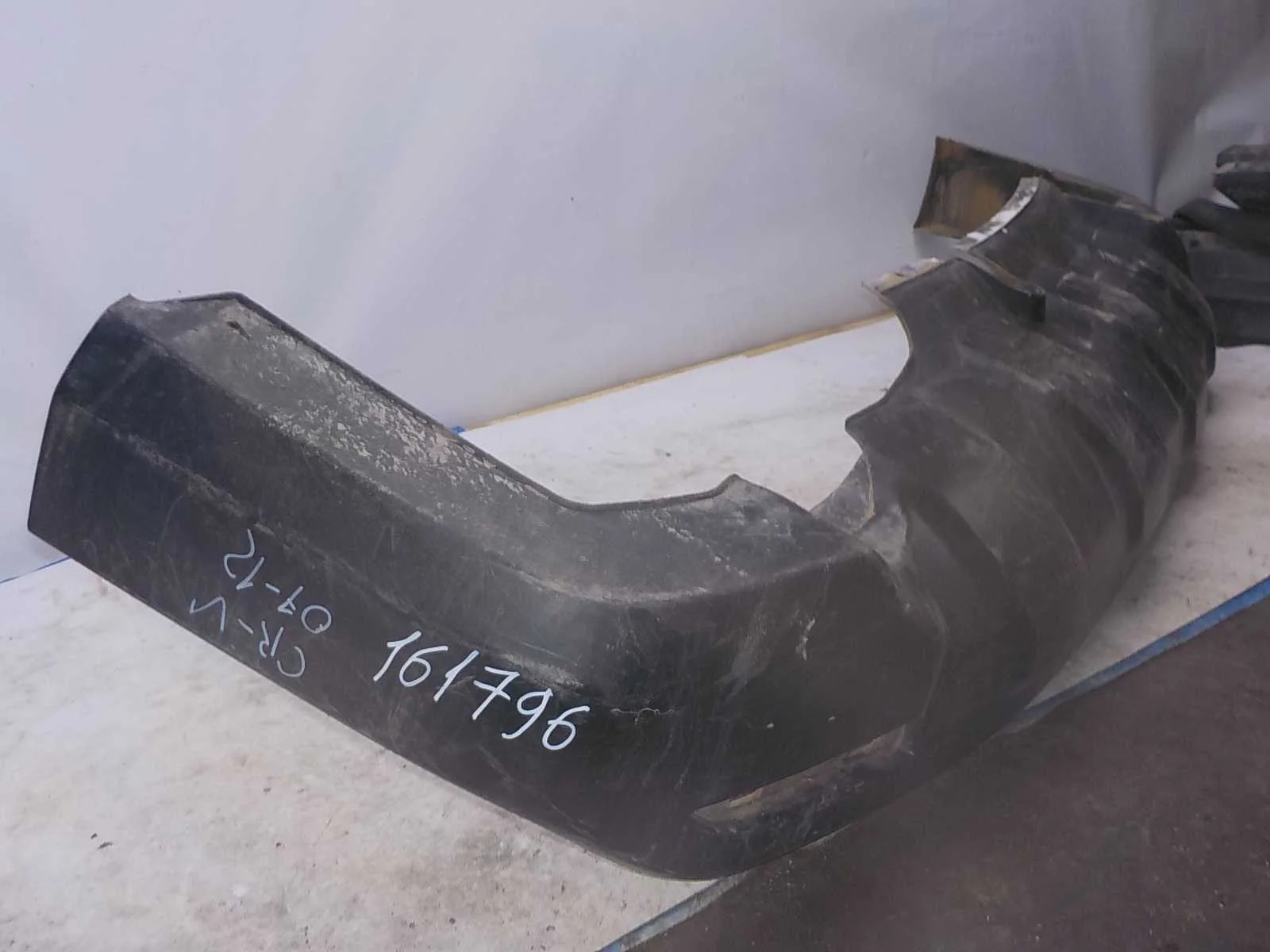 накладка на бампер Honda CR-V III рестайлинг (2009—2012) Зад