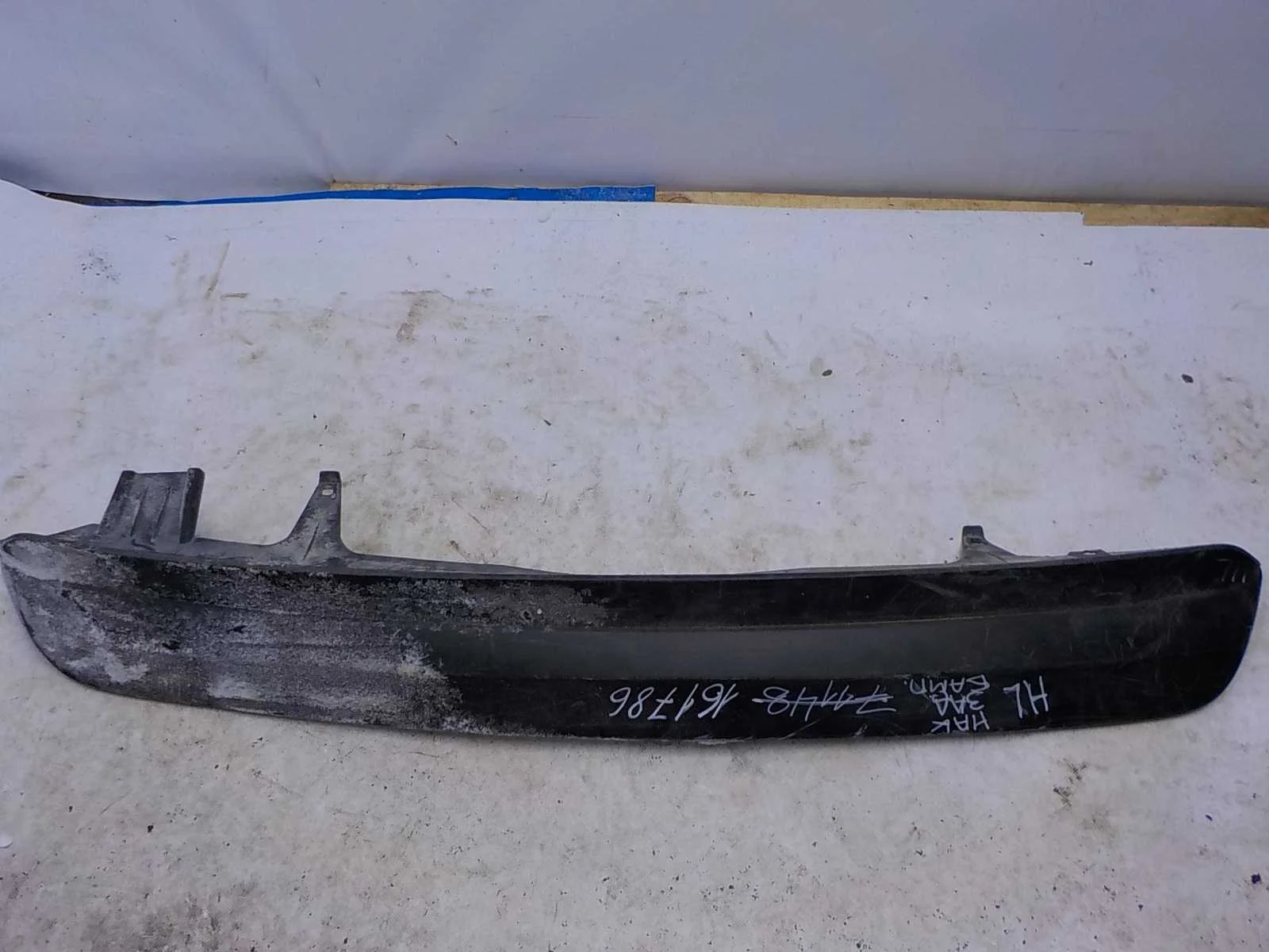 накладка на бампер Toyota Highlander II рестайлинг (2010—2013) Зад