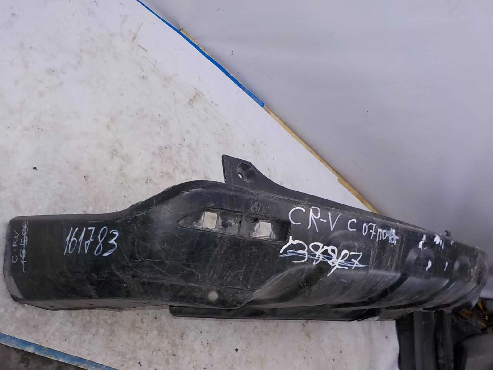 накладка на бампер Honda CR-V III рестайлинг (2009—2012) Зад