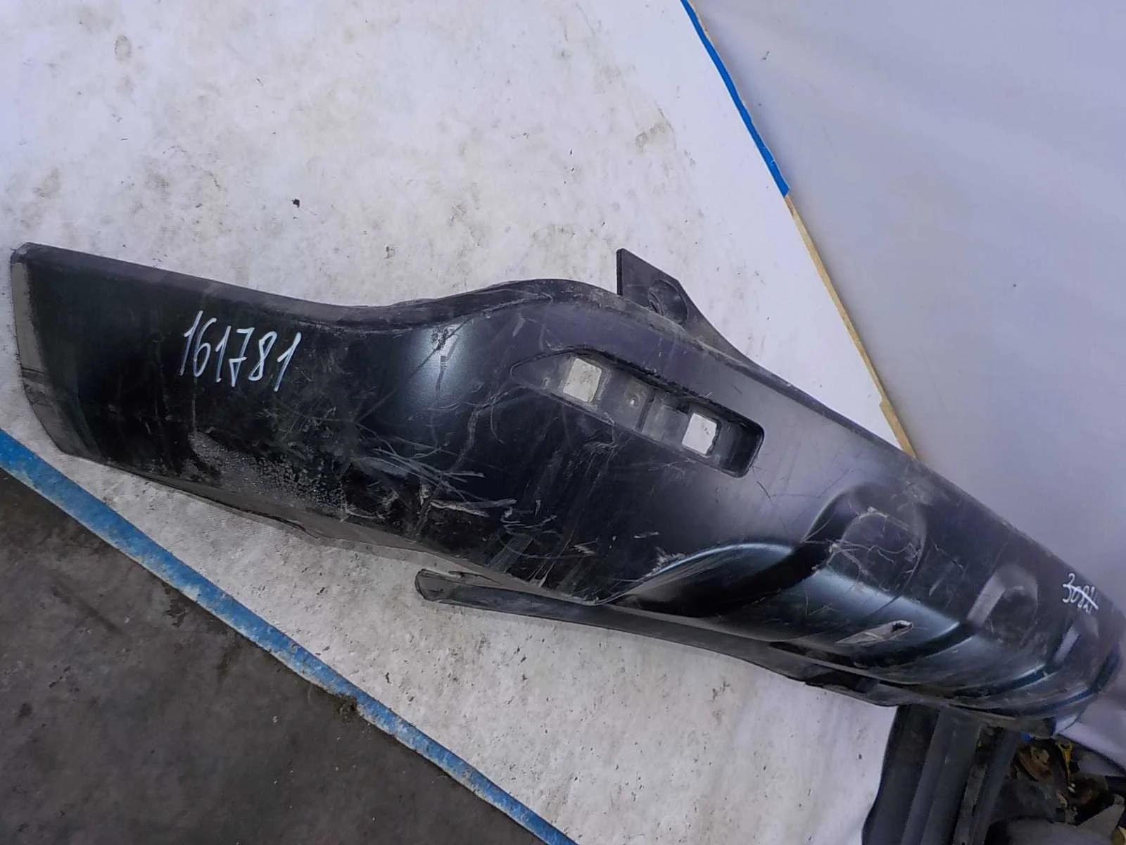 накладка на бампер Honda CR-V III рестайлинг (2009—2012) Зад