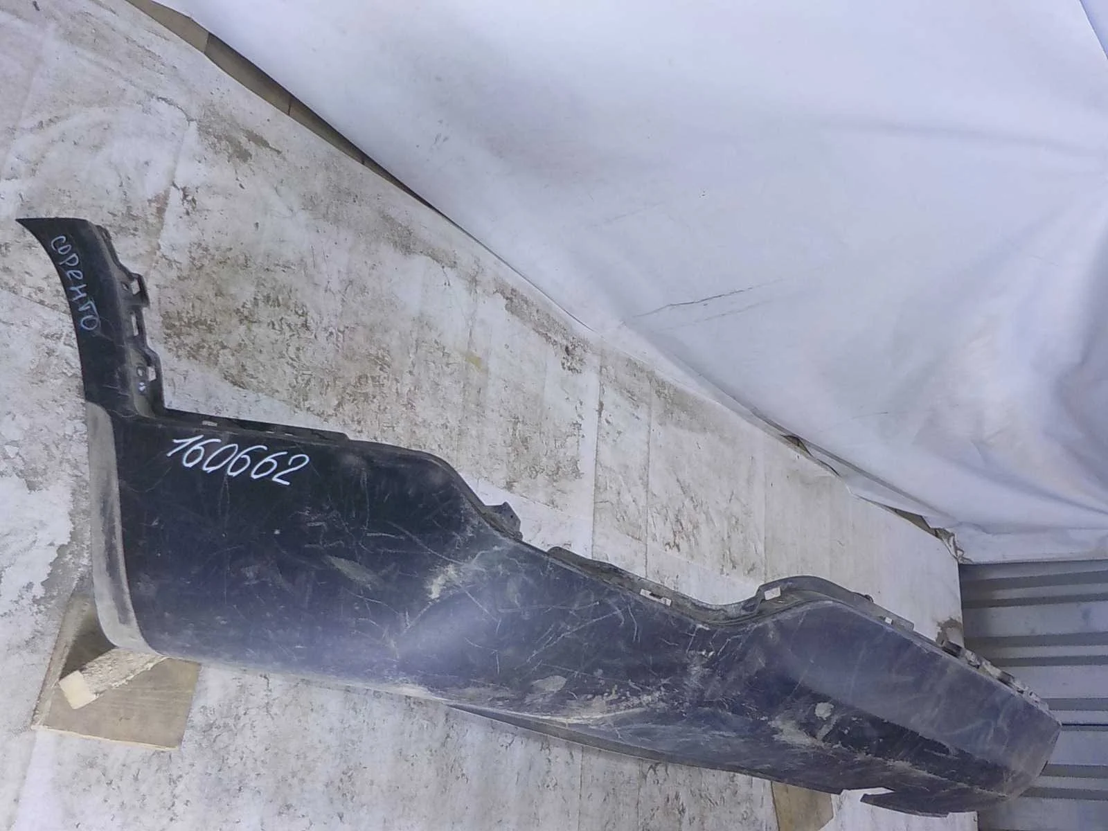 накладка на бампер Kia Sorento II (2009—2012) Зад