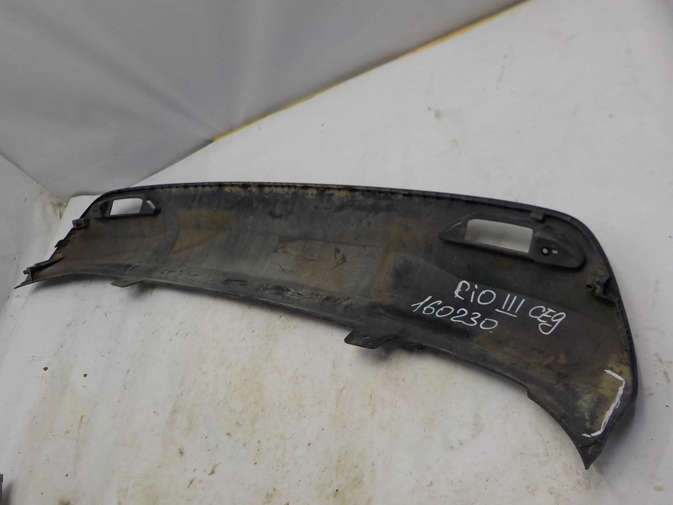 накладка на бампер Kia Rio III (2011—2015) Зад