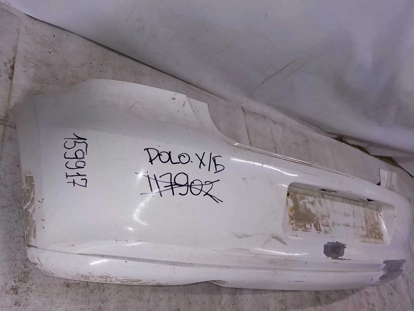 Бампер Volkswagen Polo V (2009—2015) Зад